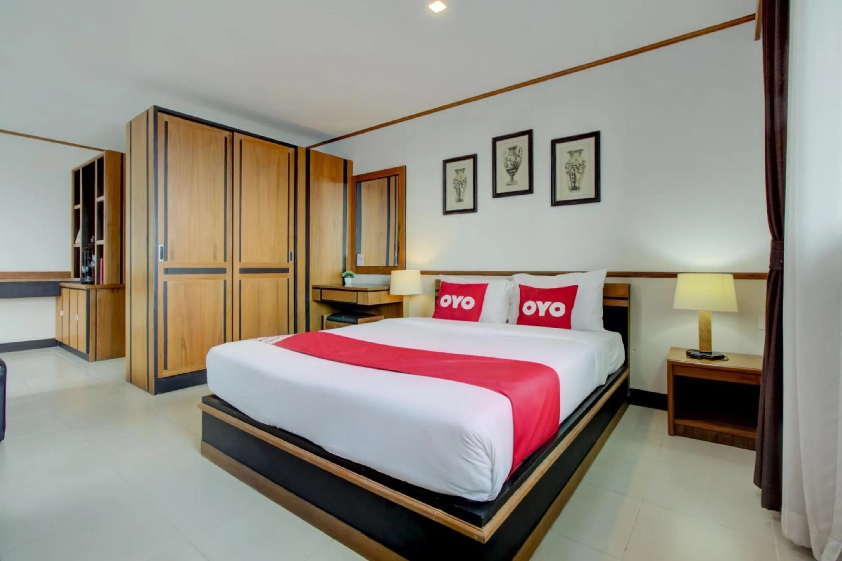 Bedroom in Super OYO Capital O 564 Nature Boutique Hotel
