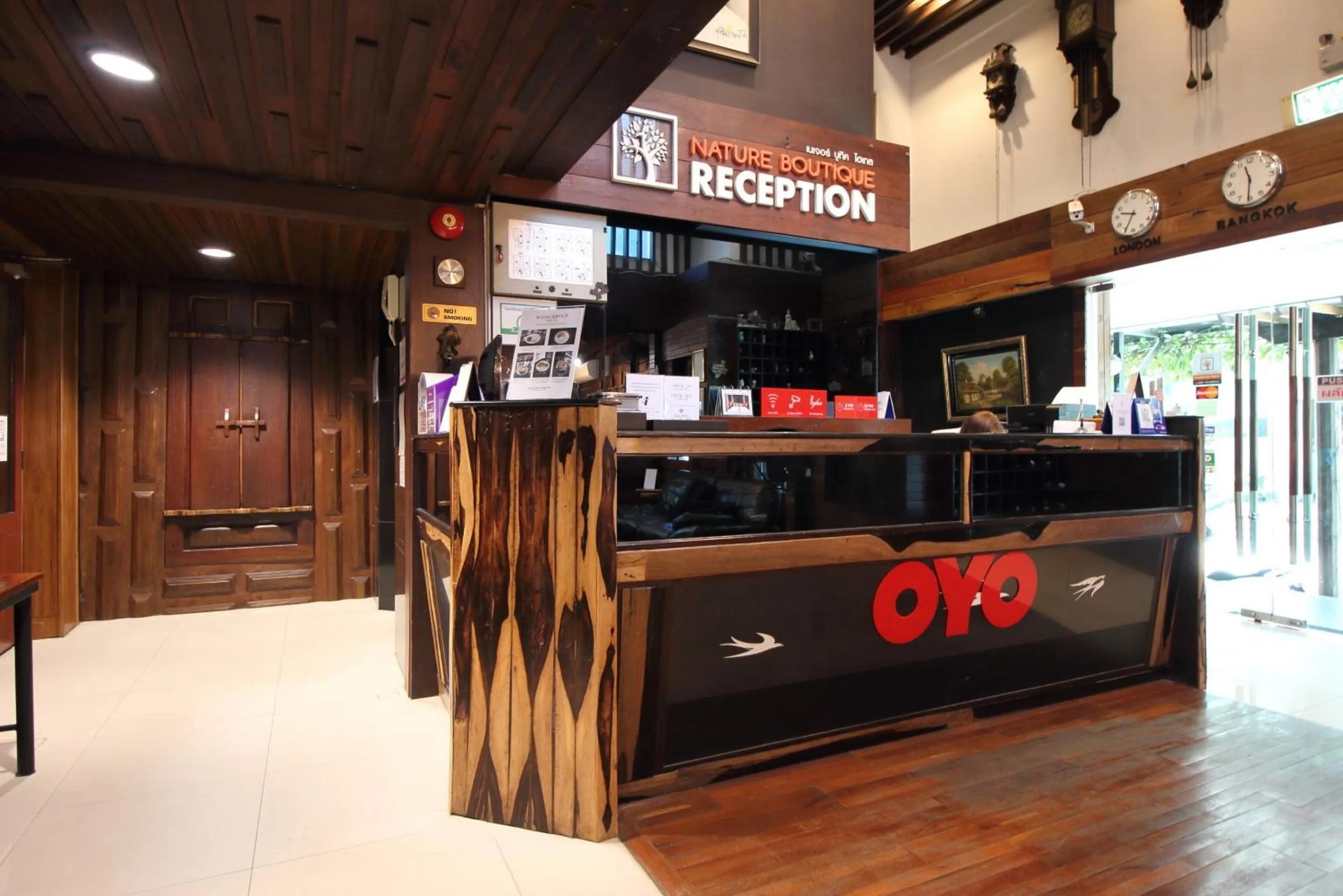 Lobby or reception in Super OYO Capital O 564 Nature Boutique Hotel
