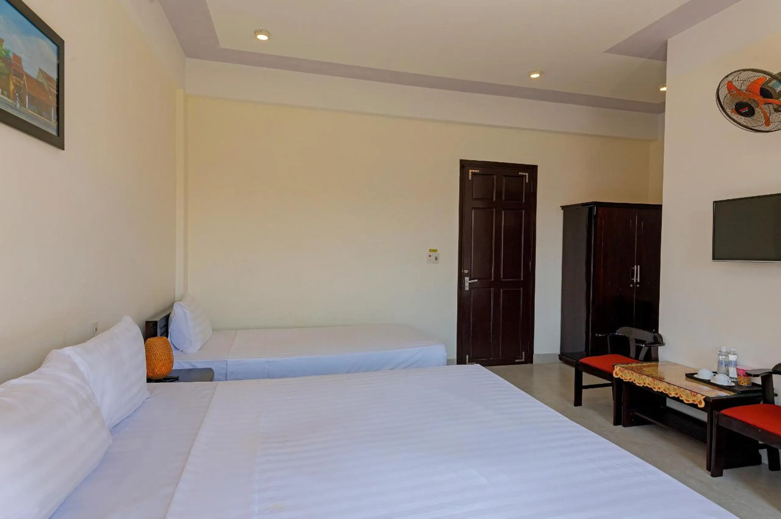 Bed in Blue River Boutique Hoi An Hotel