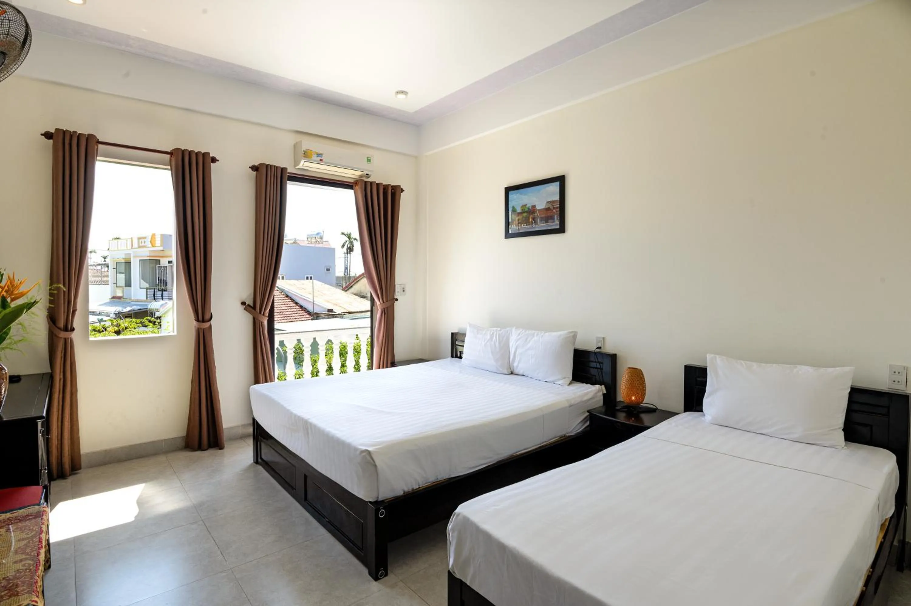 Bed in Blue River Boutique Hoi An Hotel