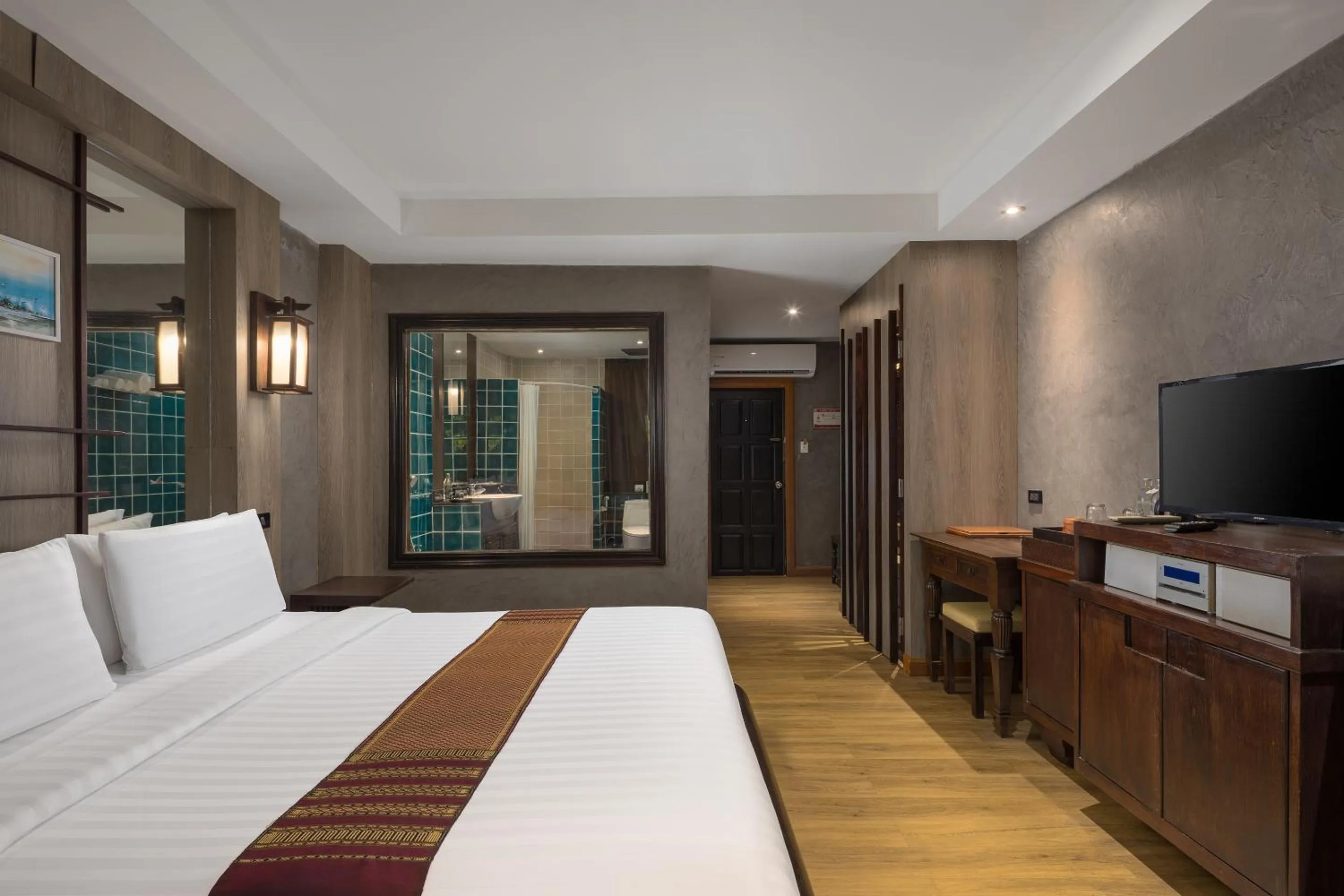 Bedroom, Bed in Panviman Resort Koh Phangan