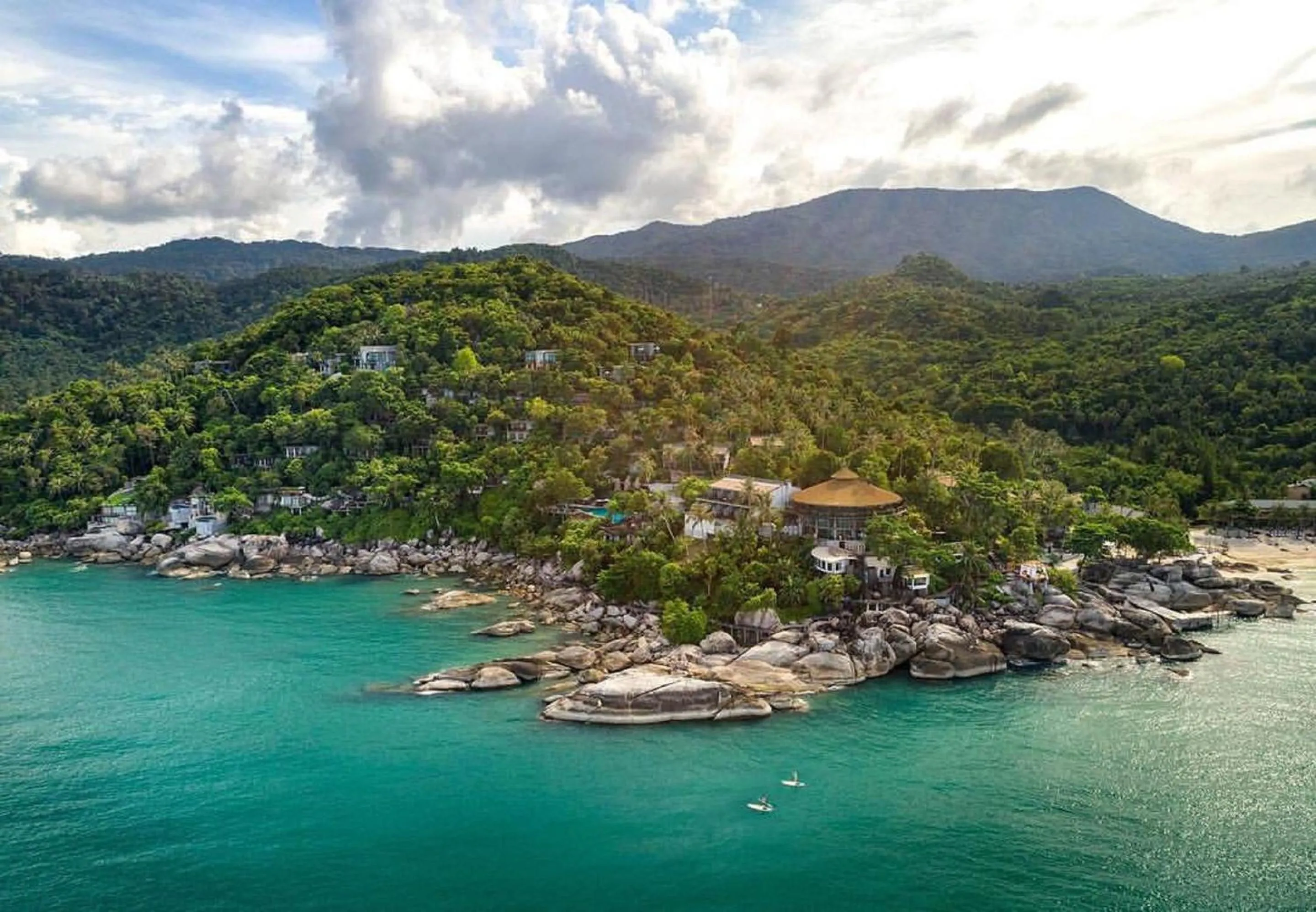 Bird's eye view in Panviman Resort Koh Phangan