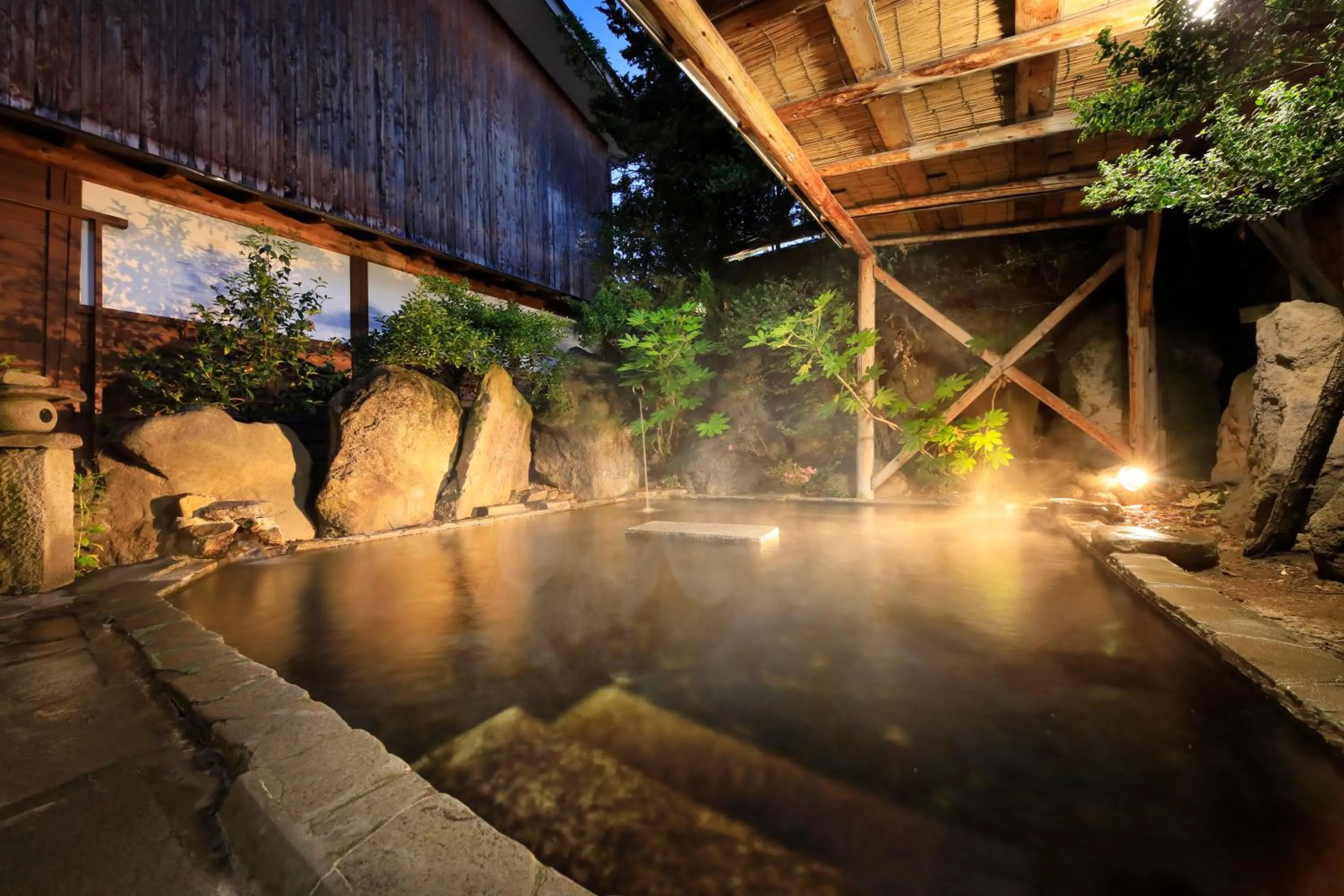 Hot Spring Bath in Yudanaka Seifuso