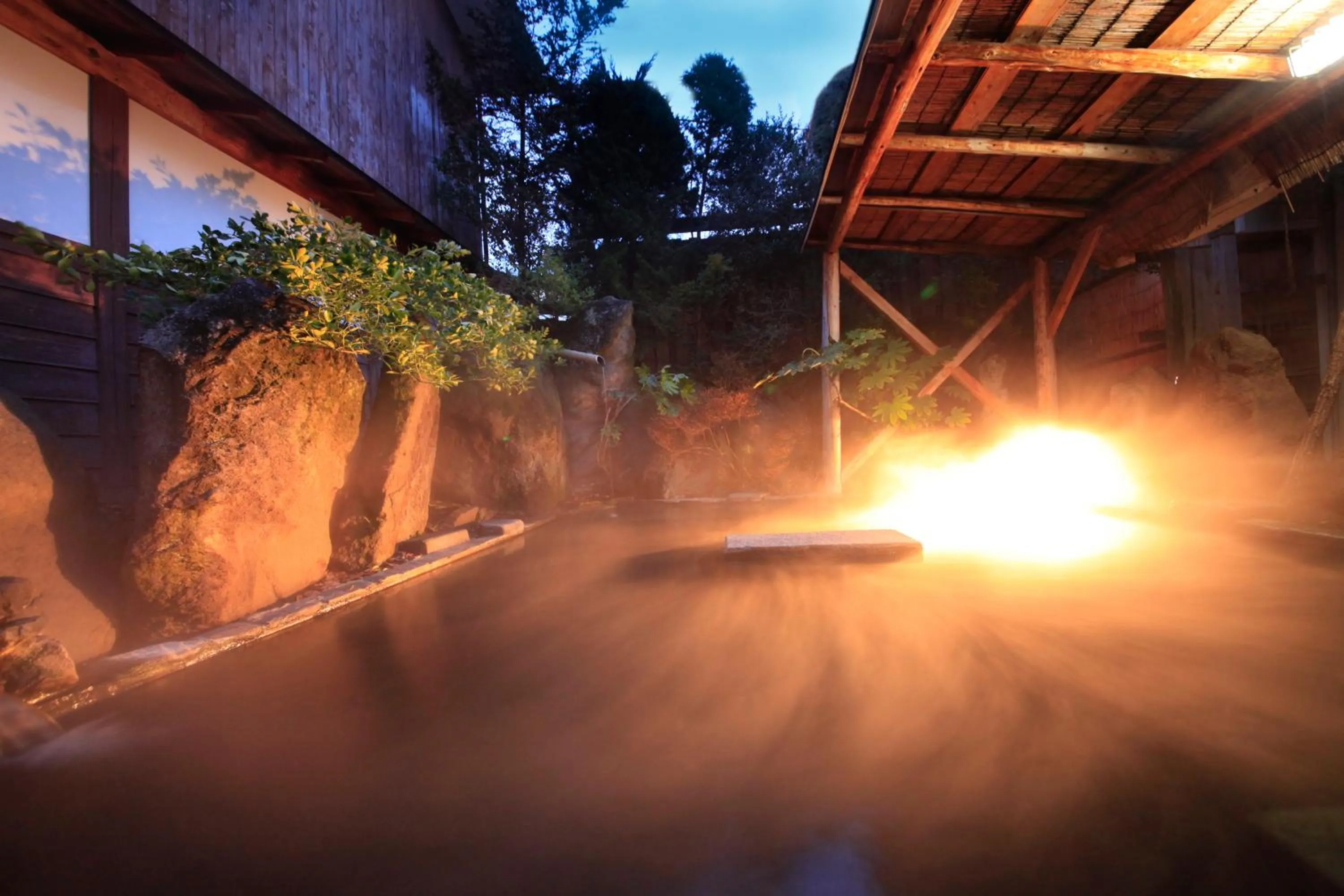 Hot Spring Bath in Yudanaka Seifuso