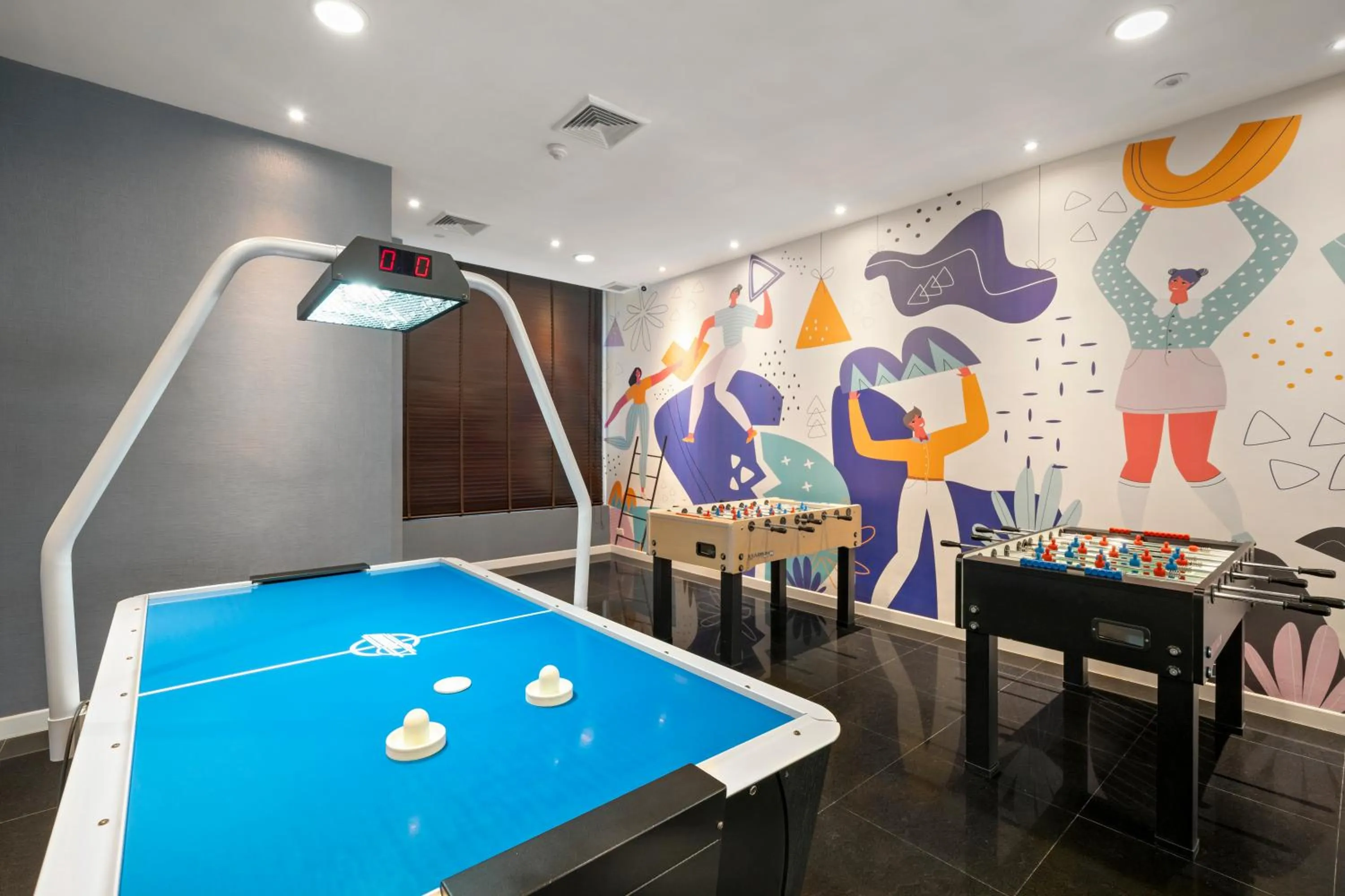 Game Room in Grande Centre Point Hotel Ratchadamri Bangkok