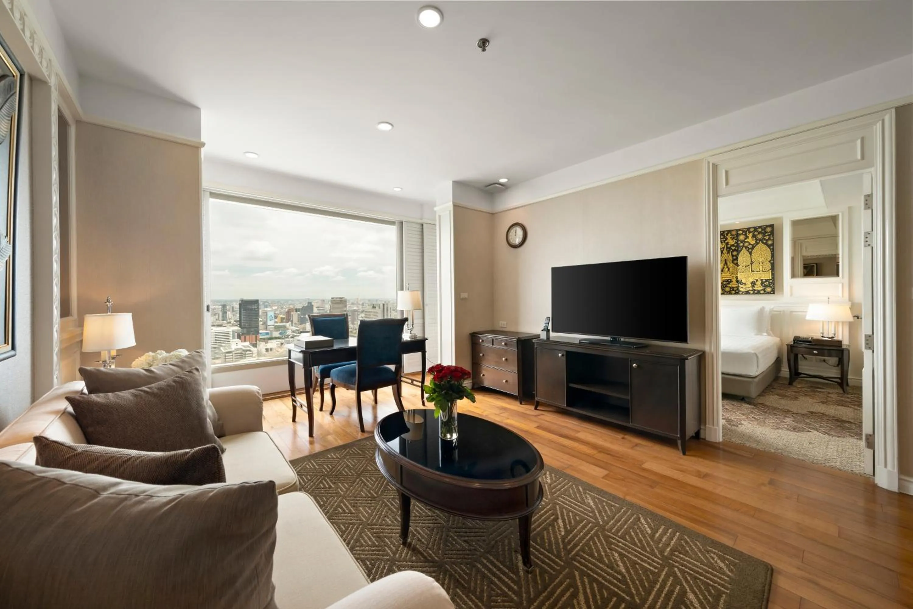 Living room in Grande Centre Point Hotel Ratchadamri Bangkok