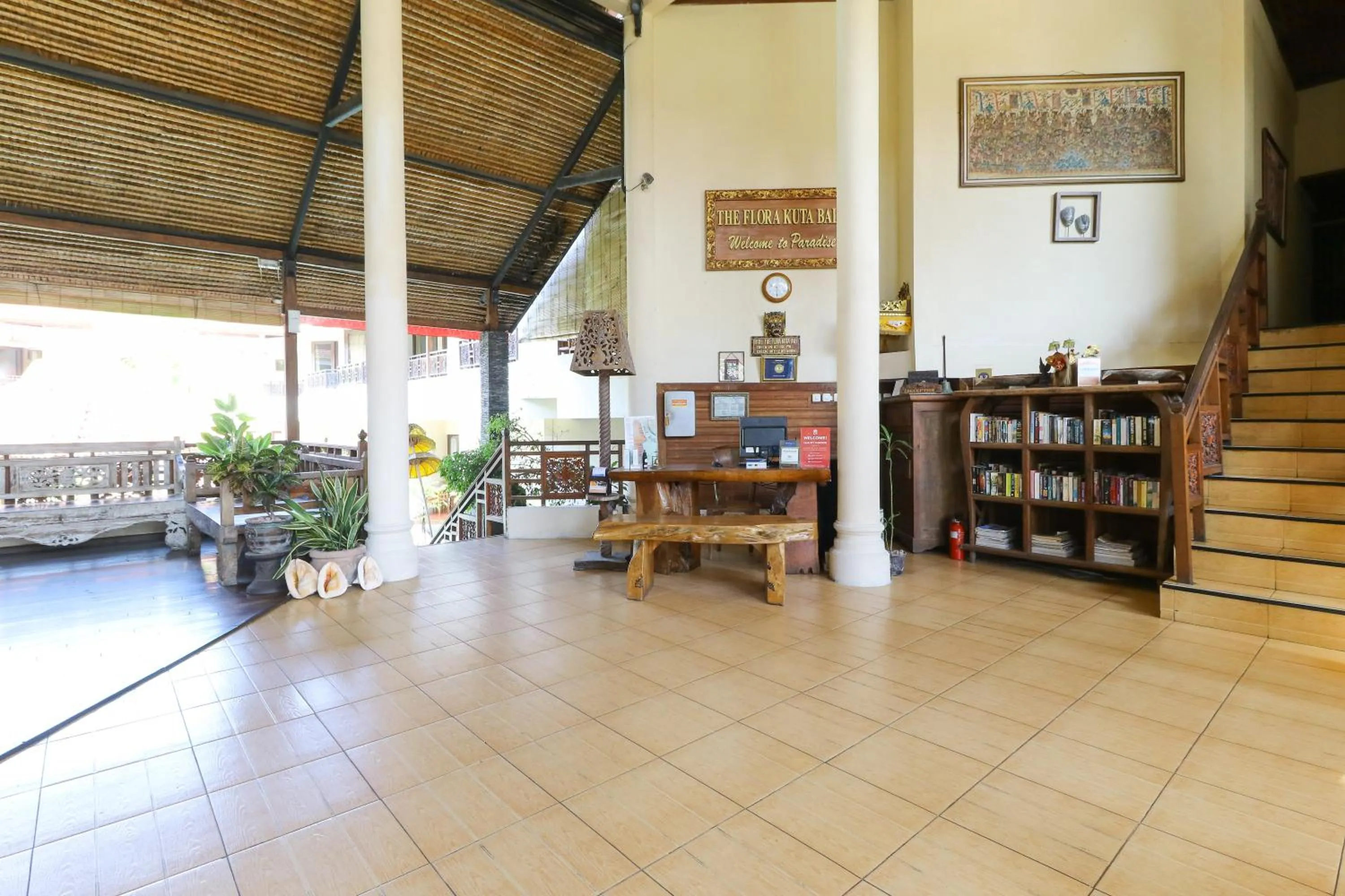 Lobby or reception in The Flora Kuta Bali