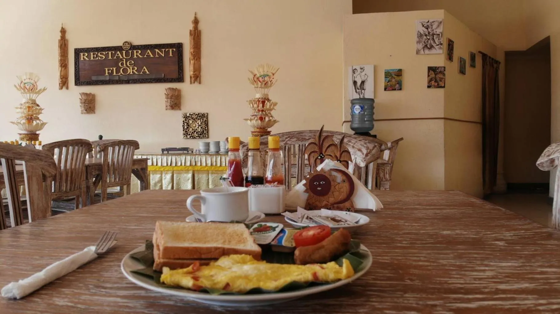 Food and drinks in The Flora Kuta Bali