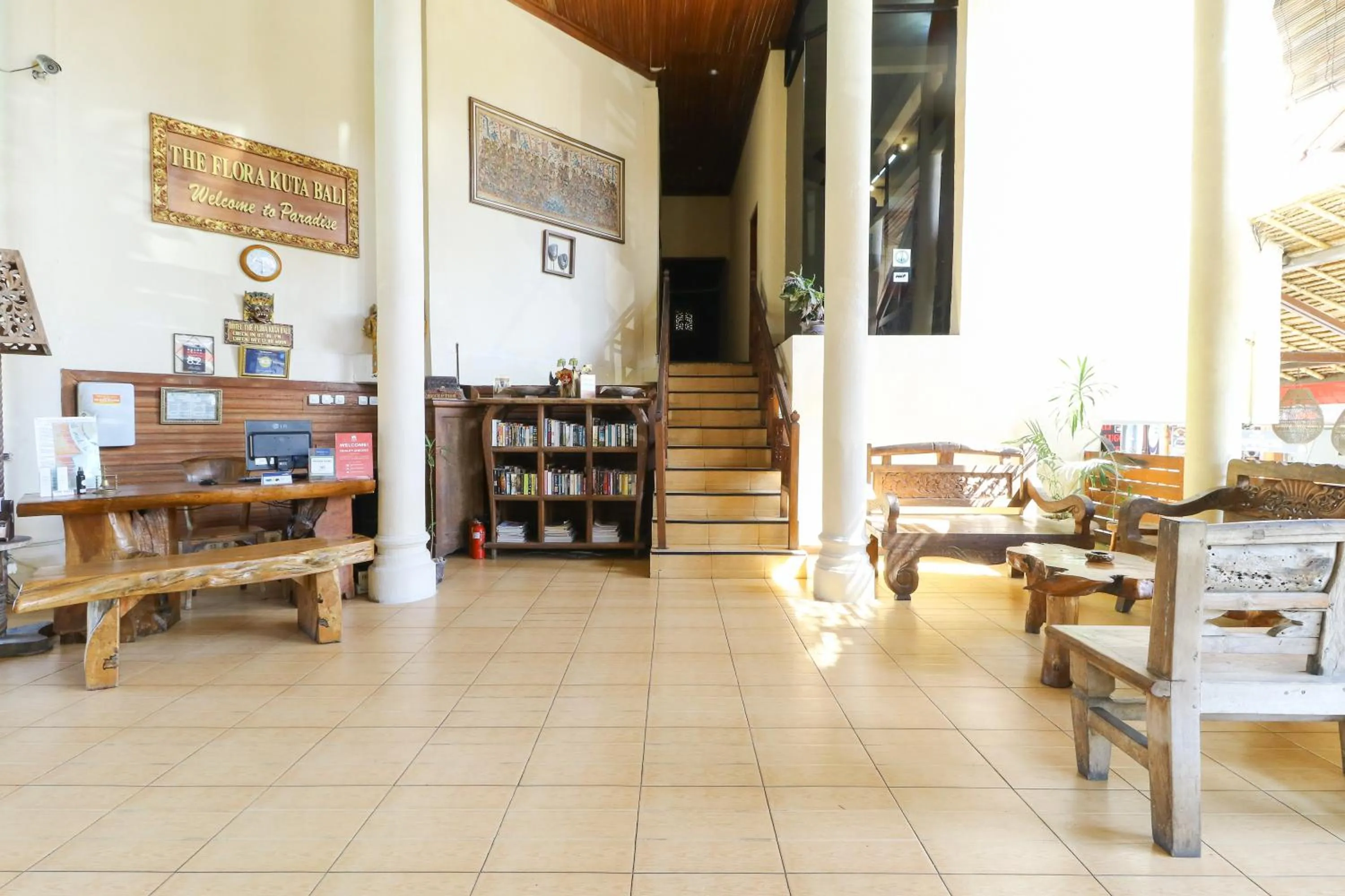 Lobby or reception in The Flora Kuta Bali