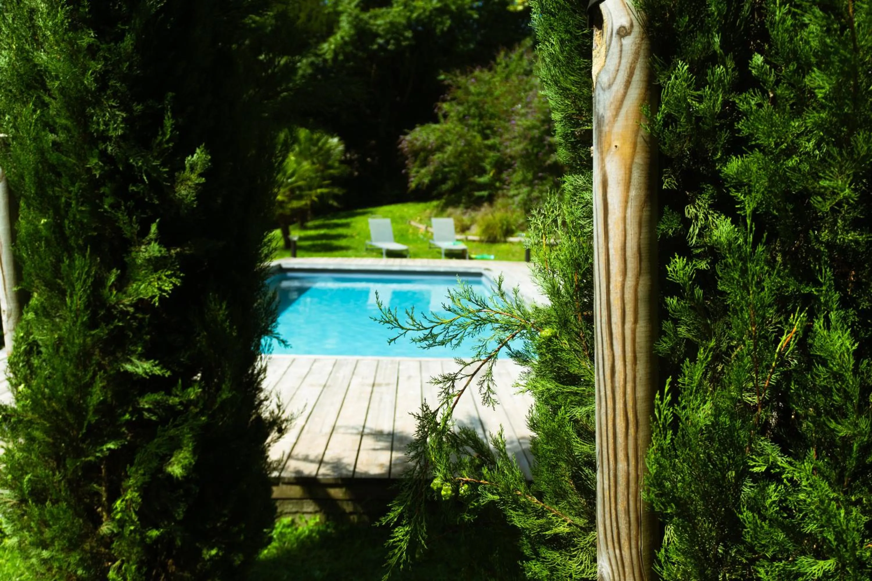 Swimming pool in Hôtel Restaurant Le Repère