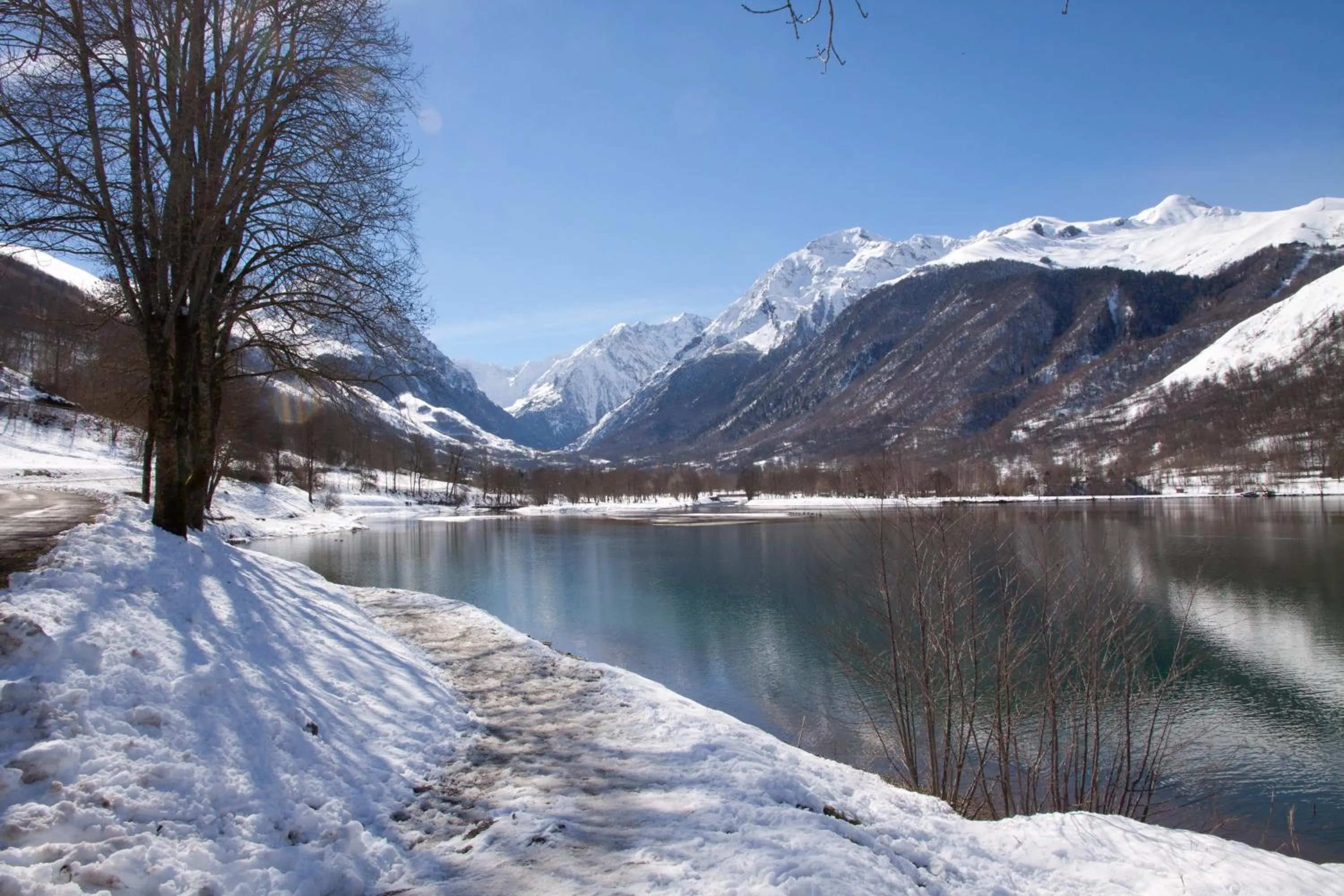 Lake view in Résidence Goélia La Soulane
