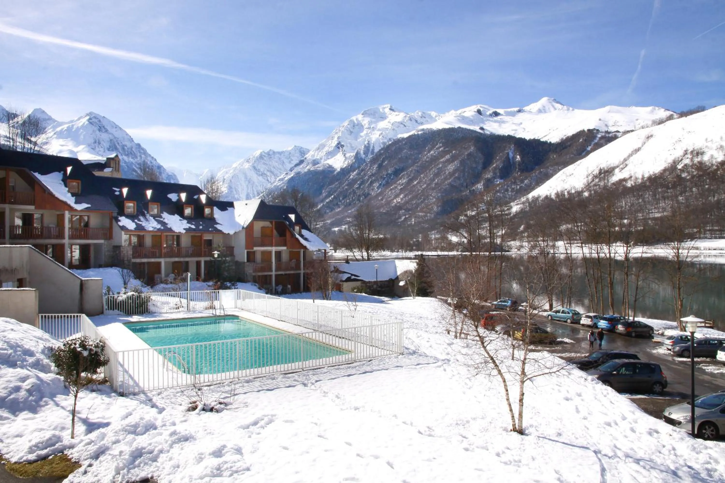 Lake view in Résidence Goélia La Soulane
