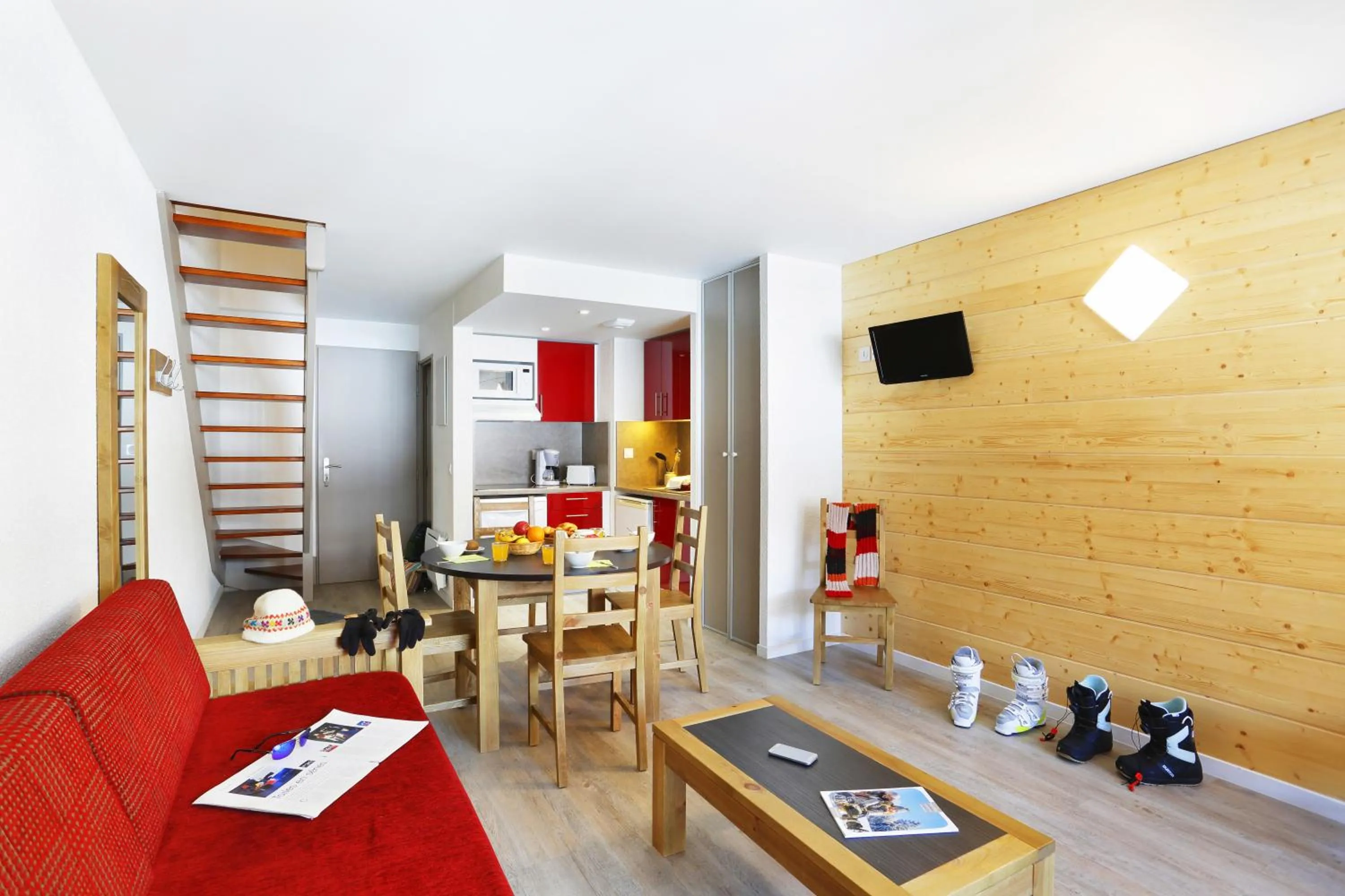 Kitchen or kitchenette in Résidence Goélia La Soulane