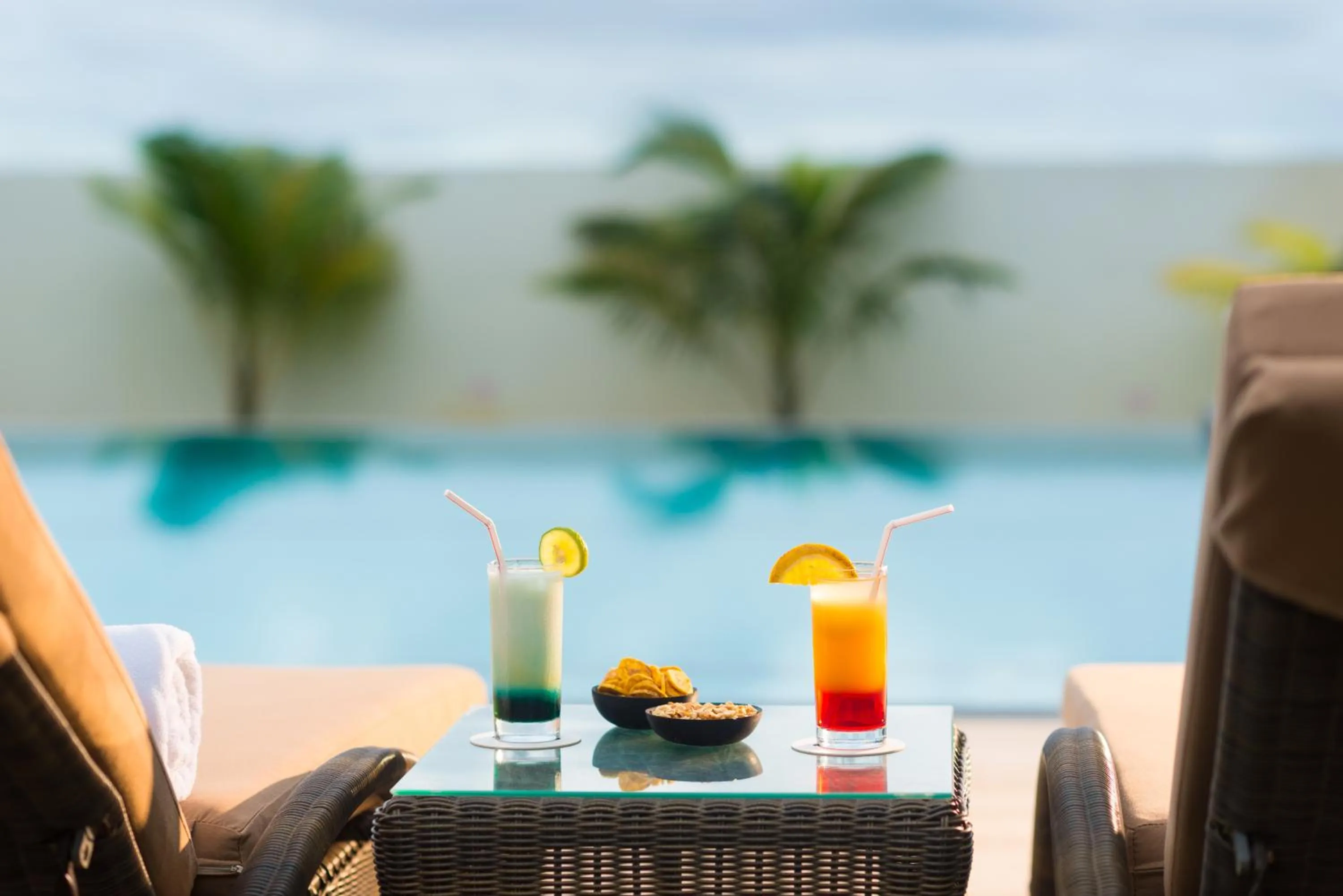 Swimming pool in ONOMO Hotel Conakry