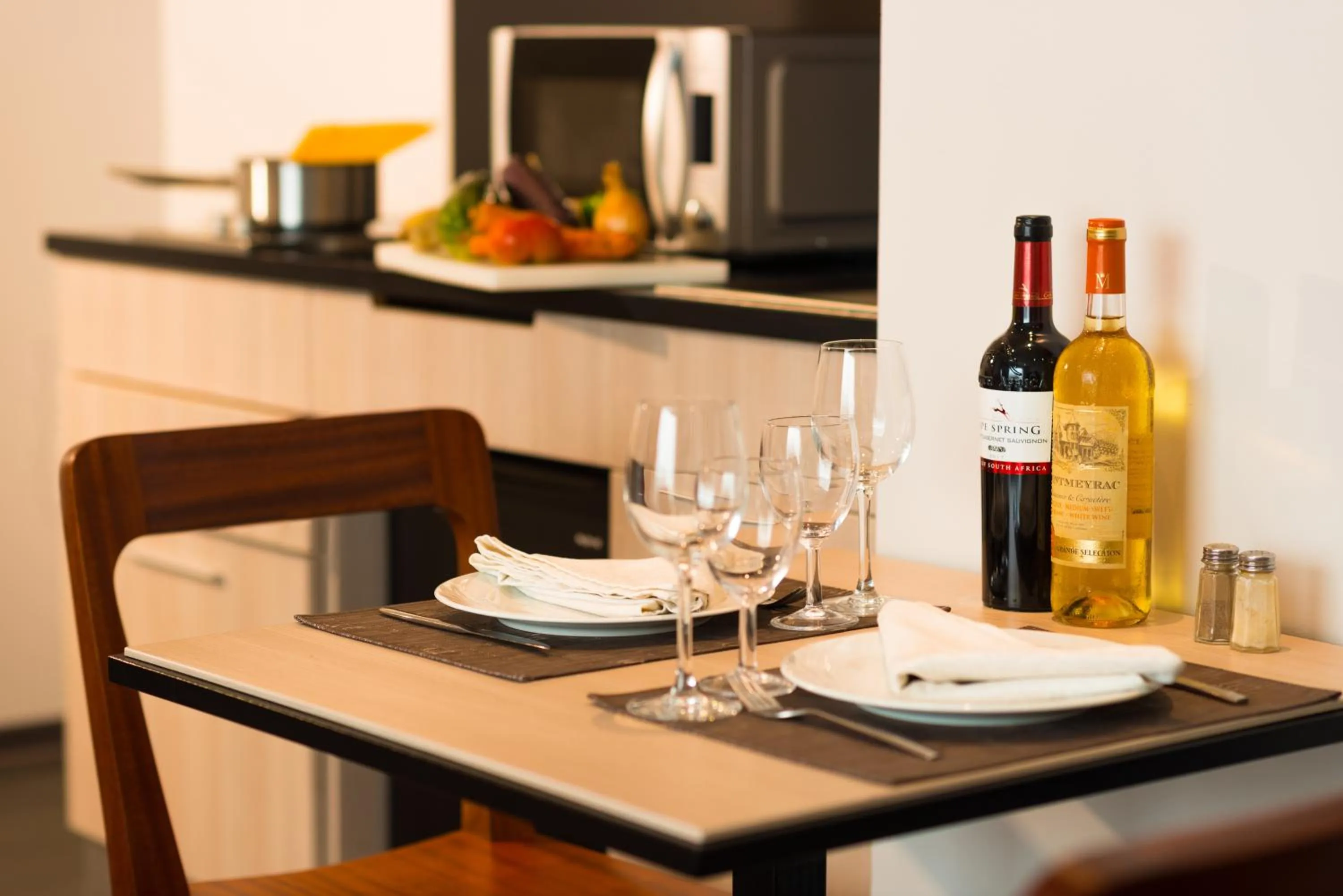 Dining area in ONOMO Hotel Conakry