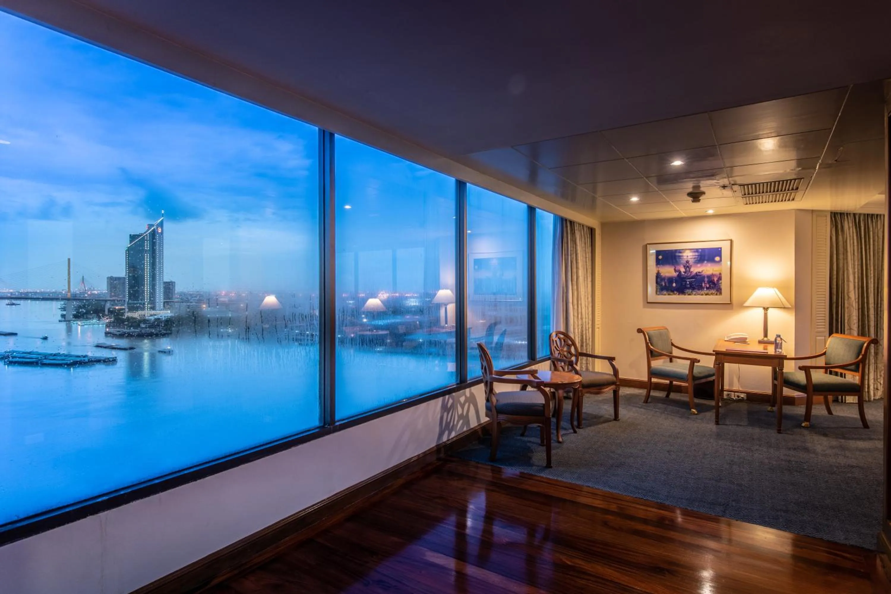 River view in Montien Riverside Hotel Bangkok