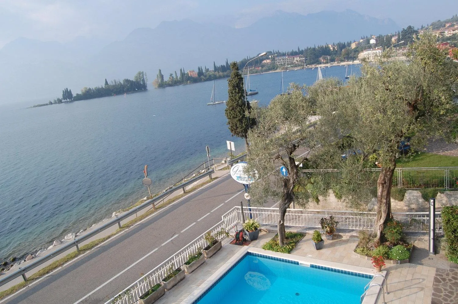 Bird's eye view in Villa Sogno