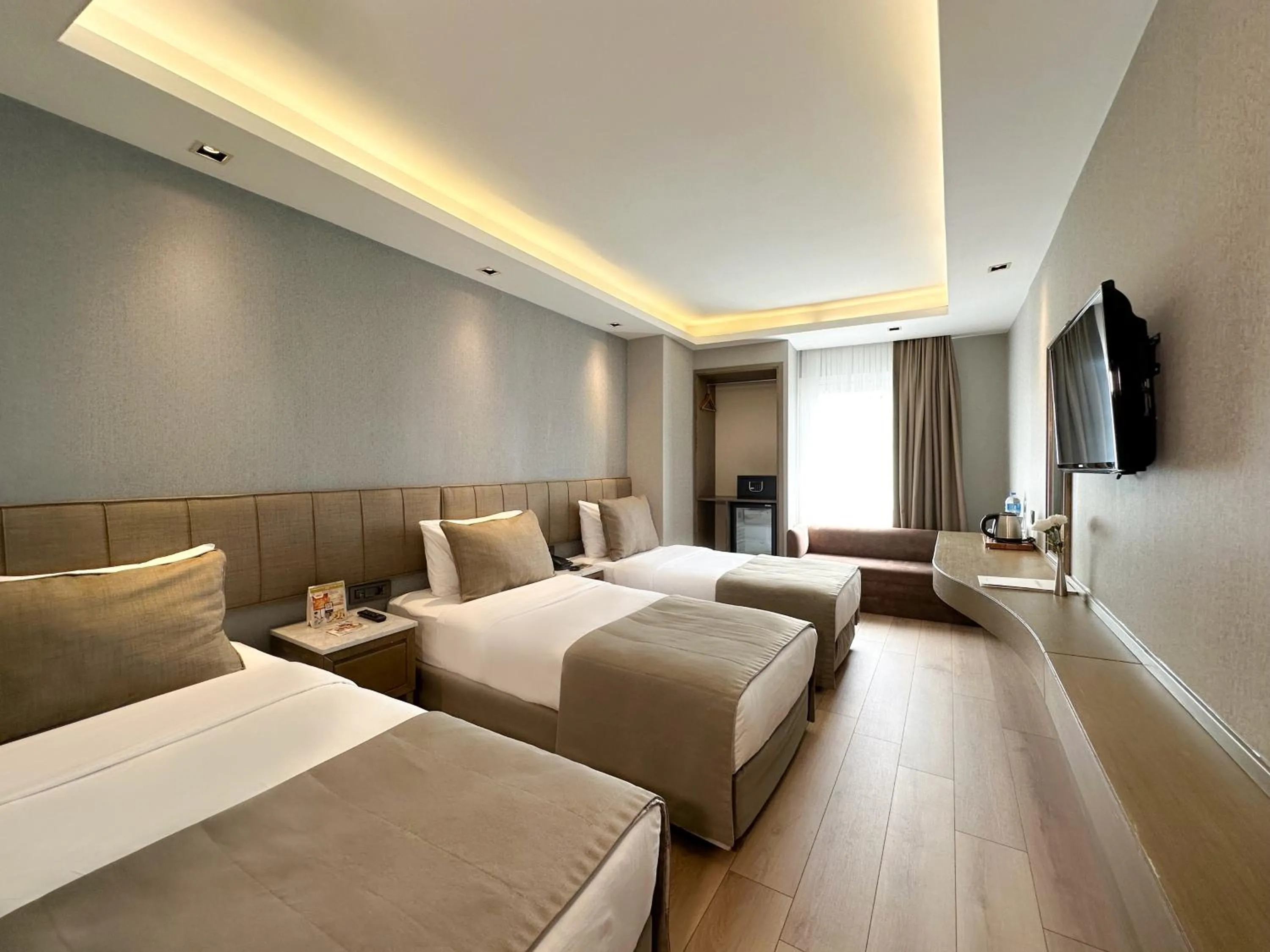 Bed in AHC Grand Bazaar Hotel