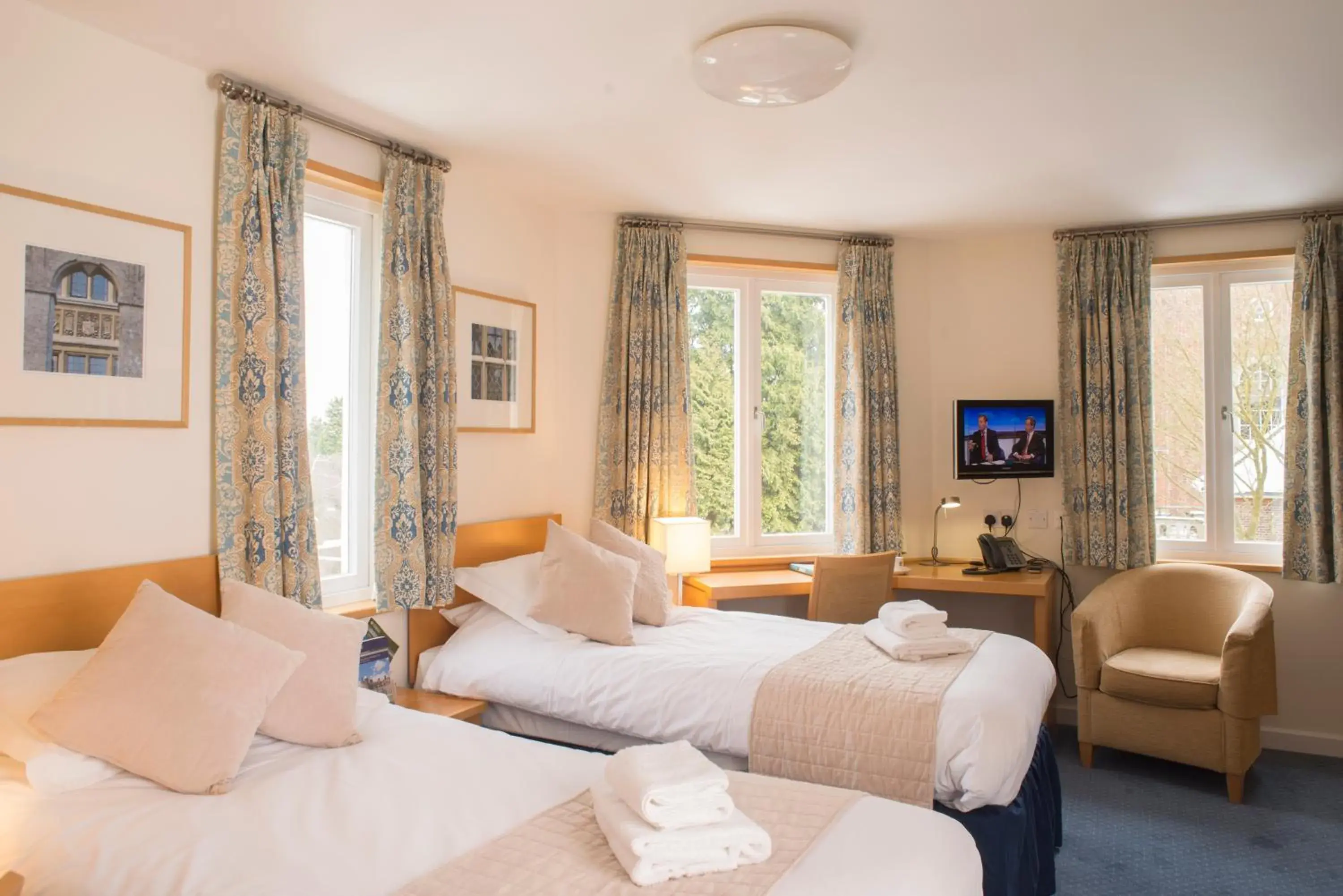 Twin Room in Madingley Hall Twin Room in Madingley Hall