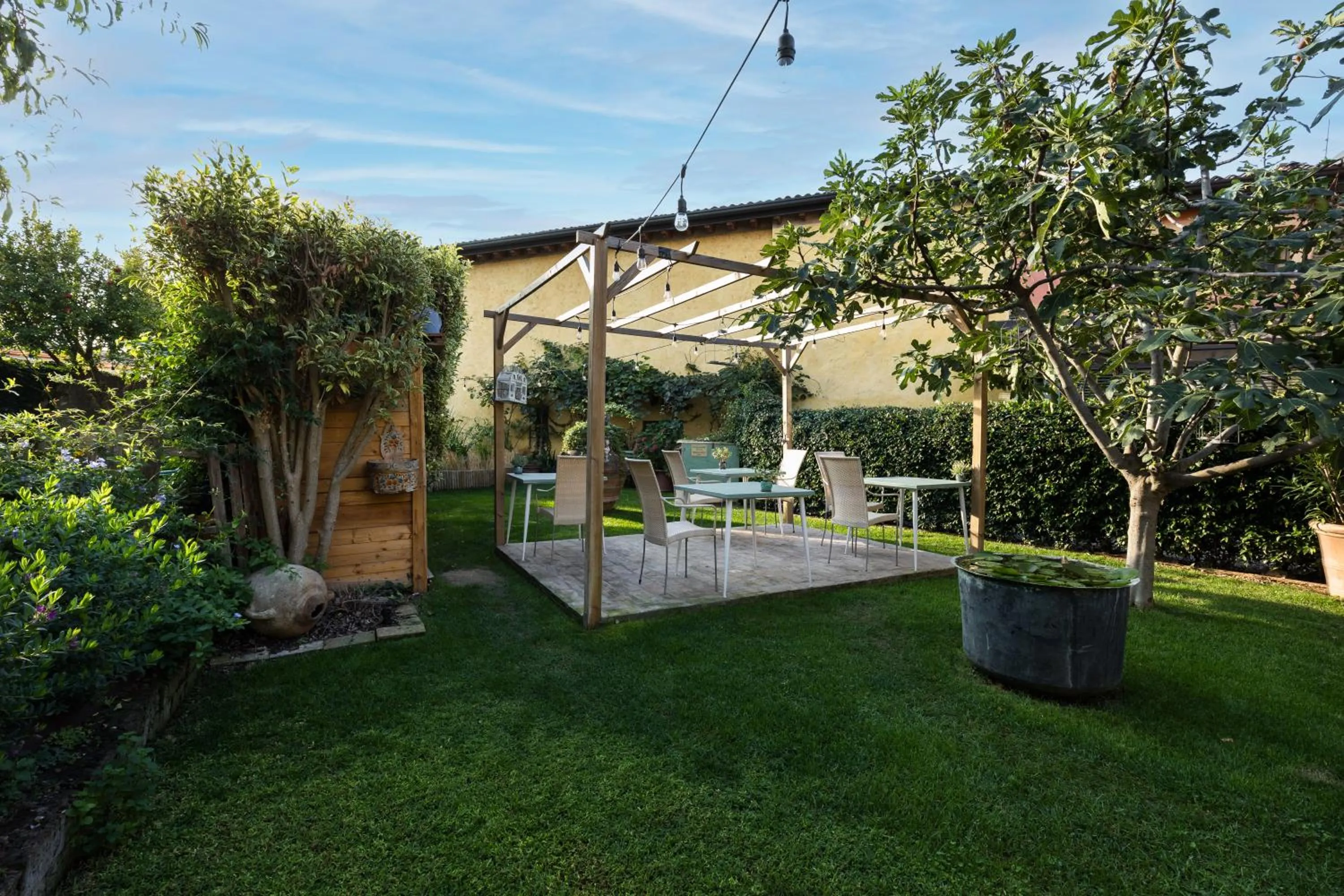 Patio in B&B Corte del Mincio