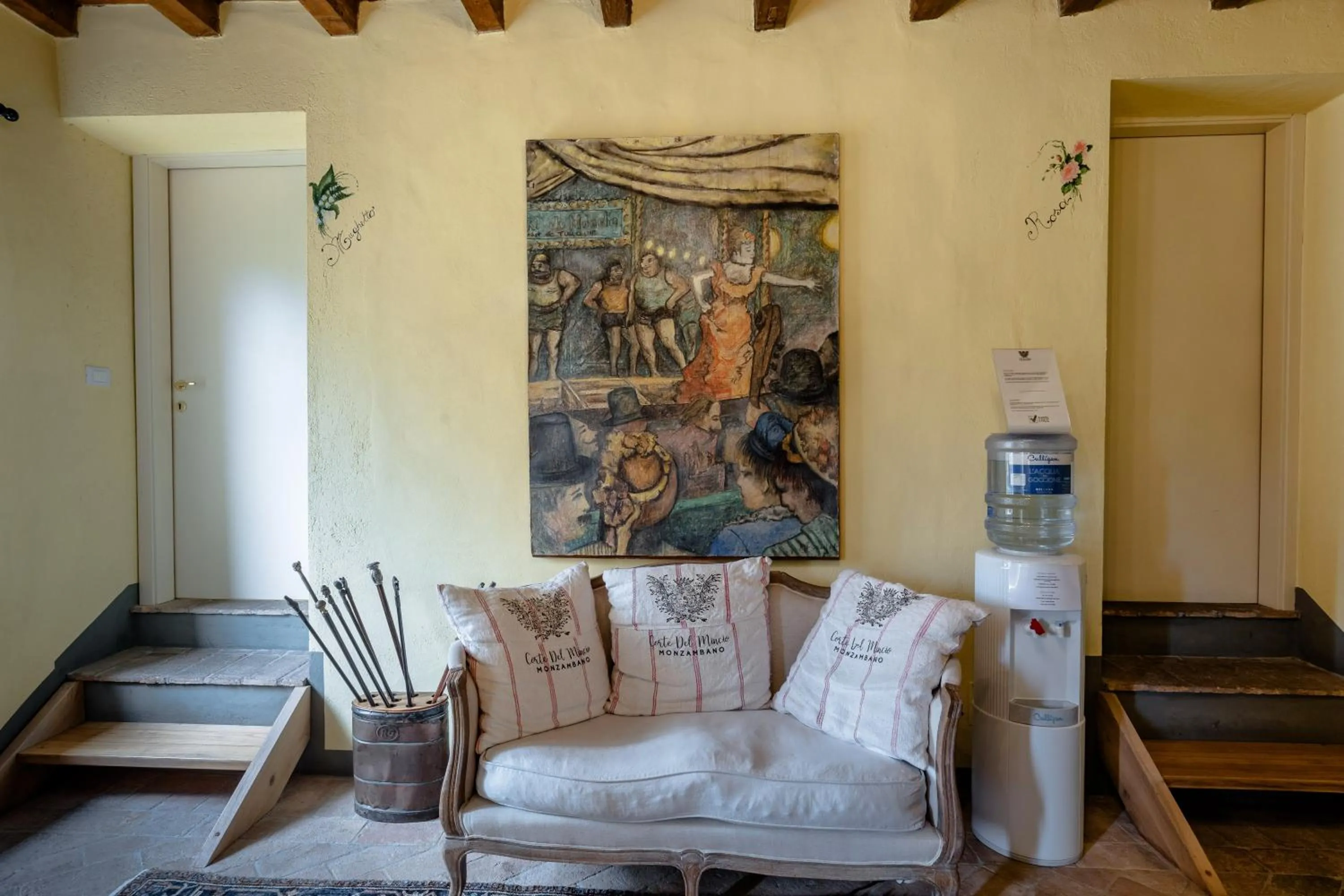 Living room in B&B Corte del Mincio