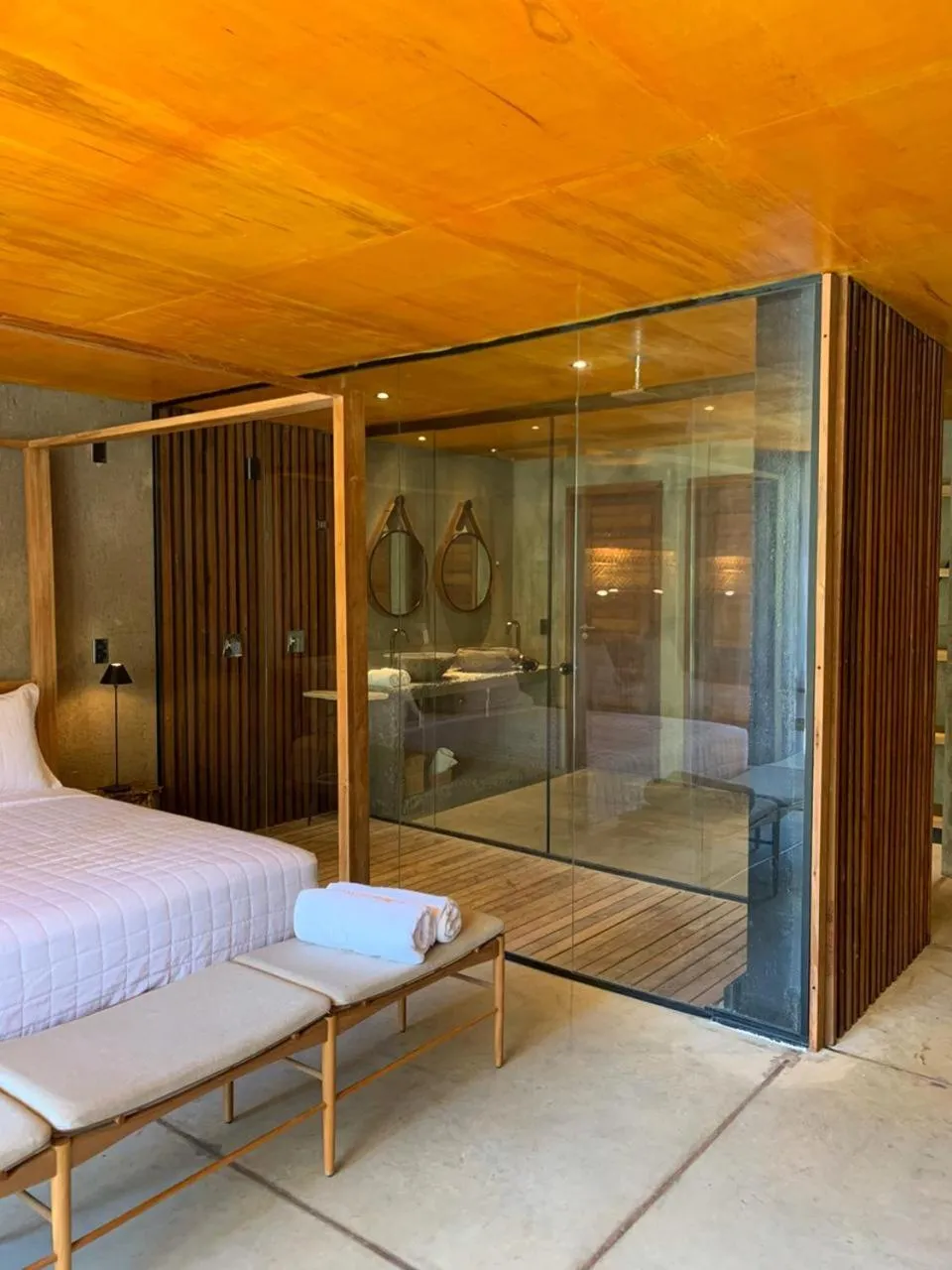 Bed in Pedras Do Patacho Hotel Boutique Experience