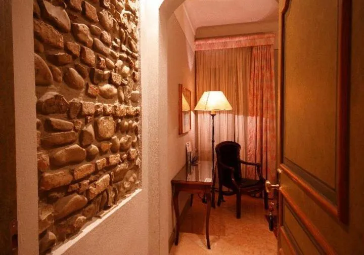 Seating area in Hotel Arnaldo Aquila D’oro