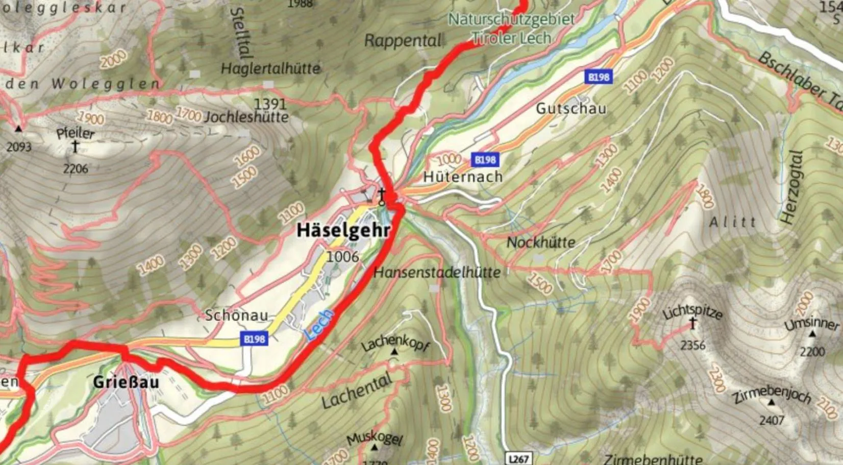 Bird's eye view in Gasthof Sonne Häselgehr