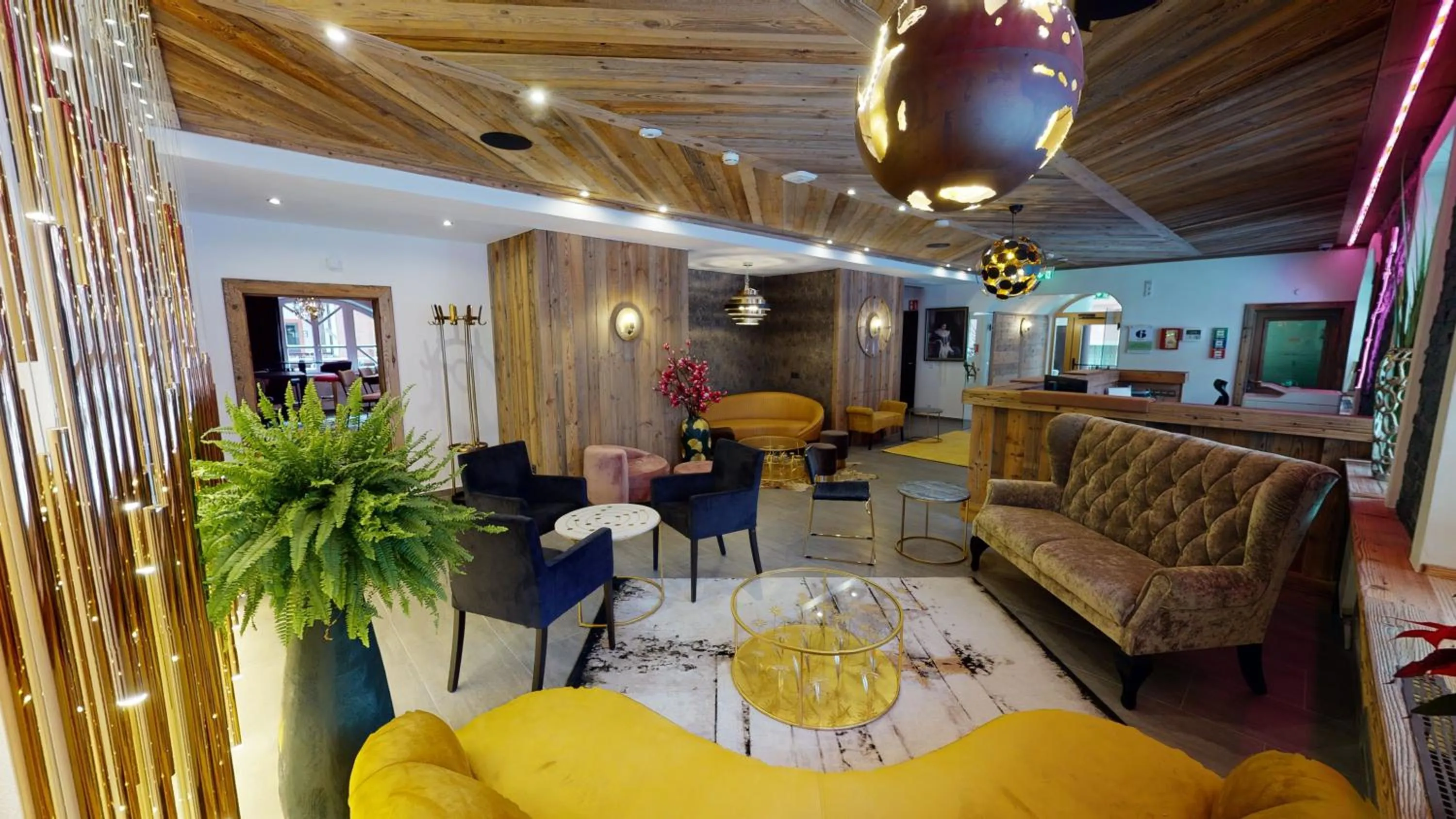 Lobby or reception in Hotel Panther'A