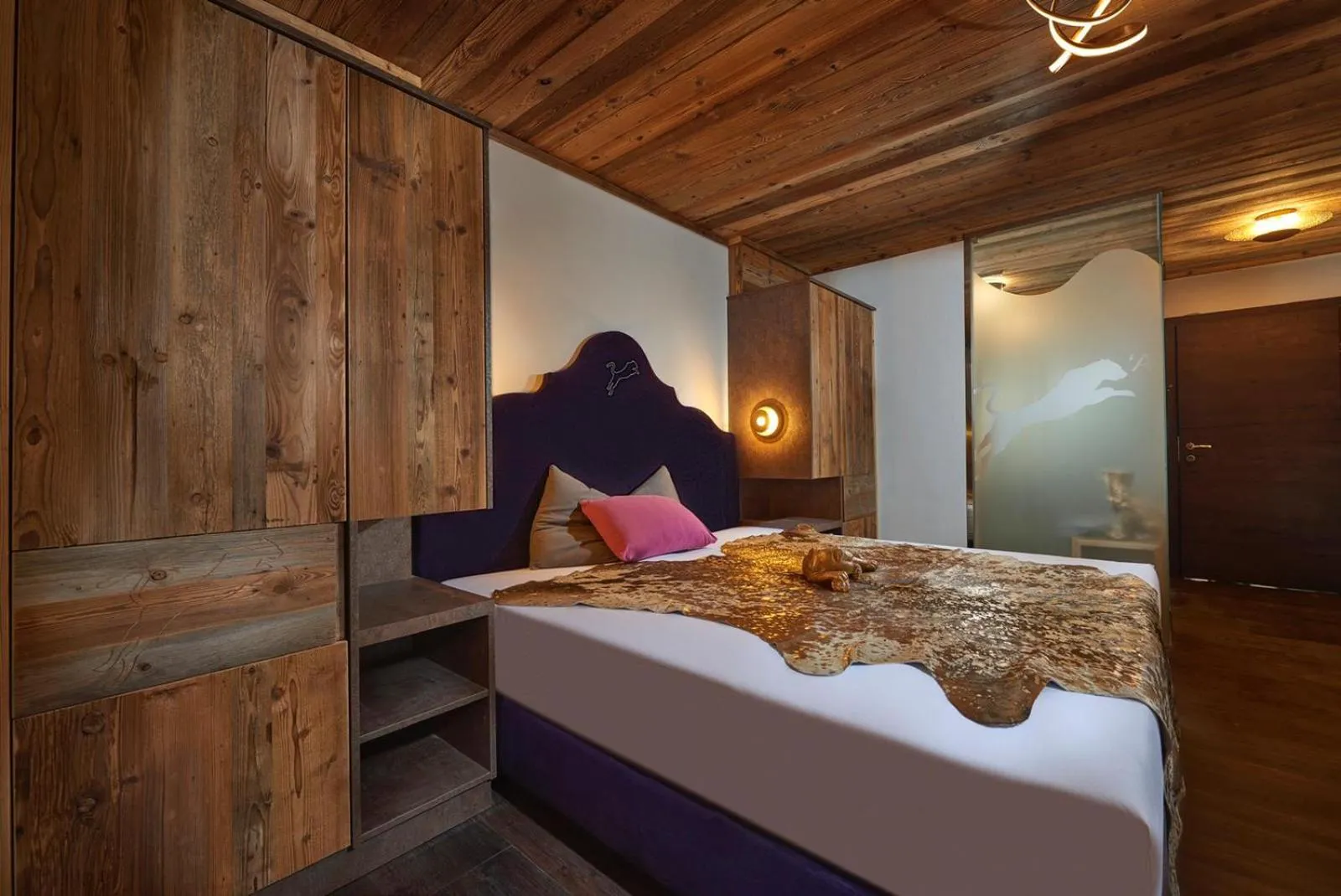 Bedroom, Bed in Hotel Panther'A