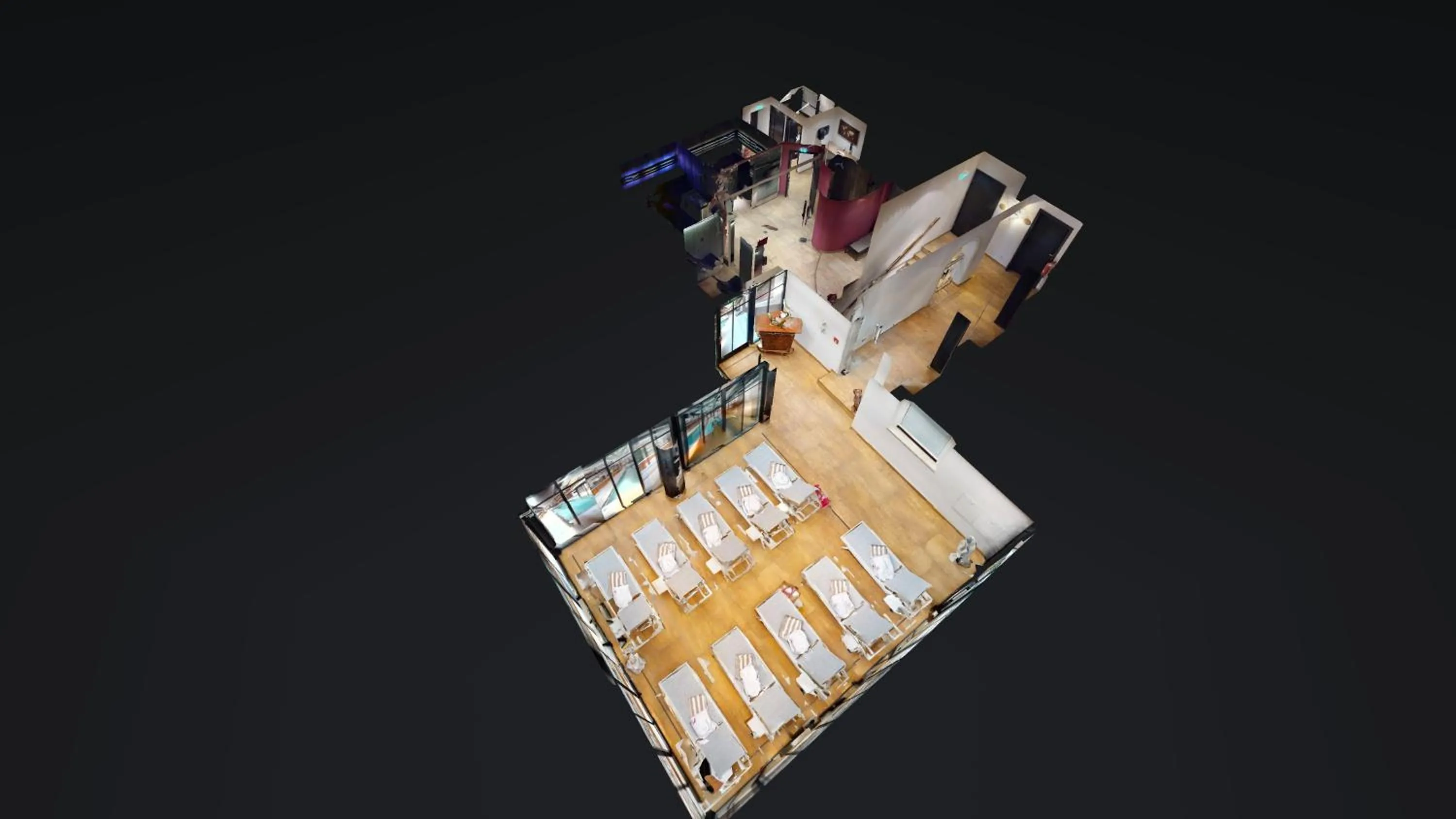 Swimming pool in Hotel Panther'A