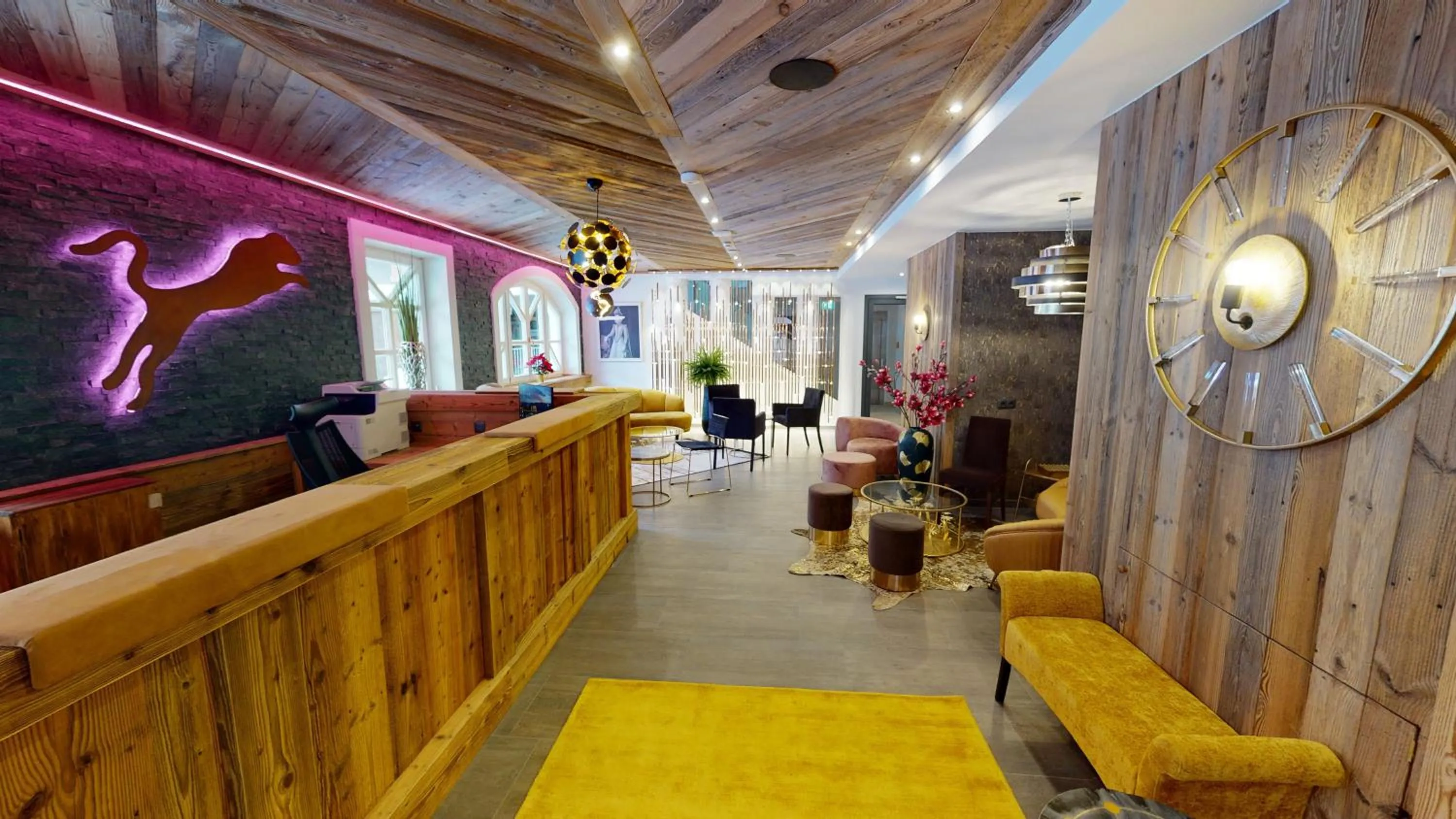 Lobby or reception in Hotel Panther'A