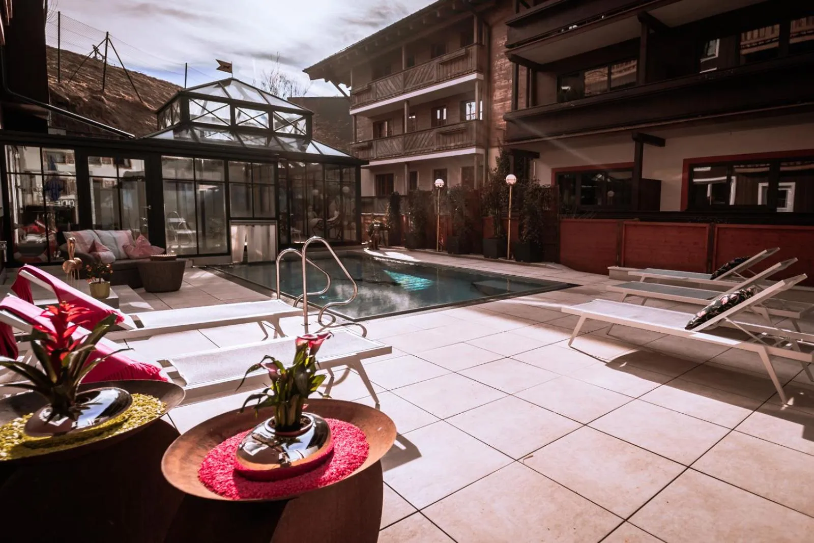 Swimming pool in Hotel Panther'A