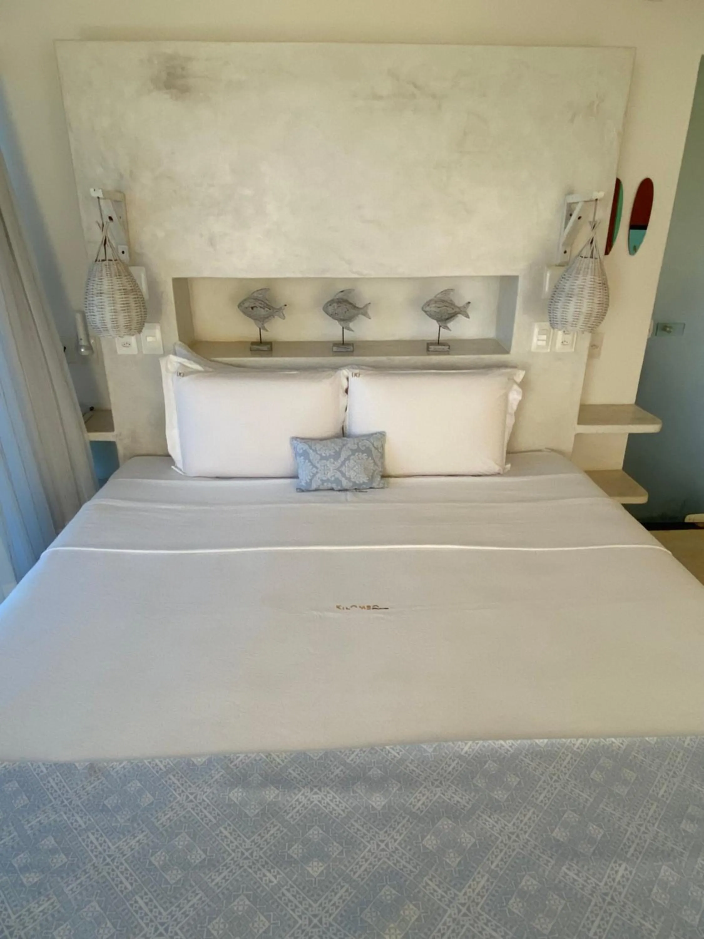 Bed in Kilombo Villas & Spa