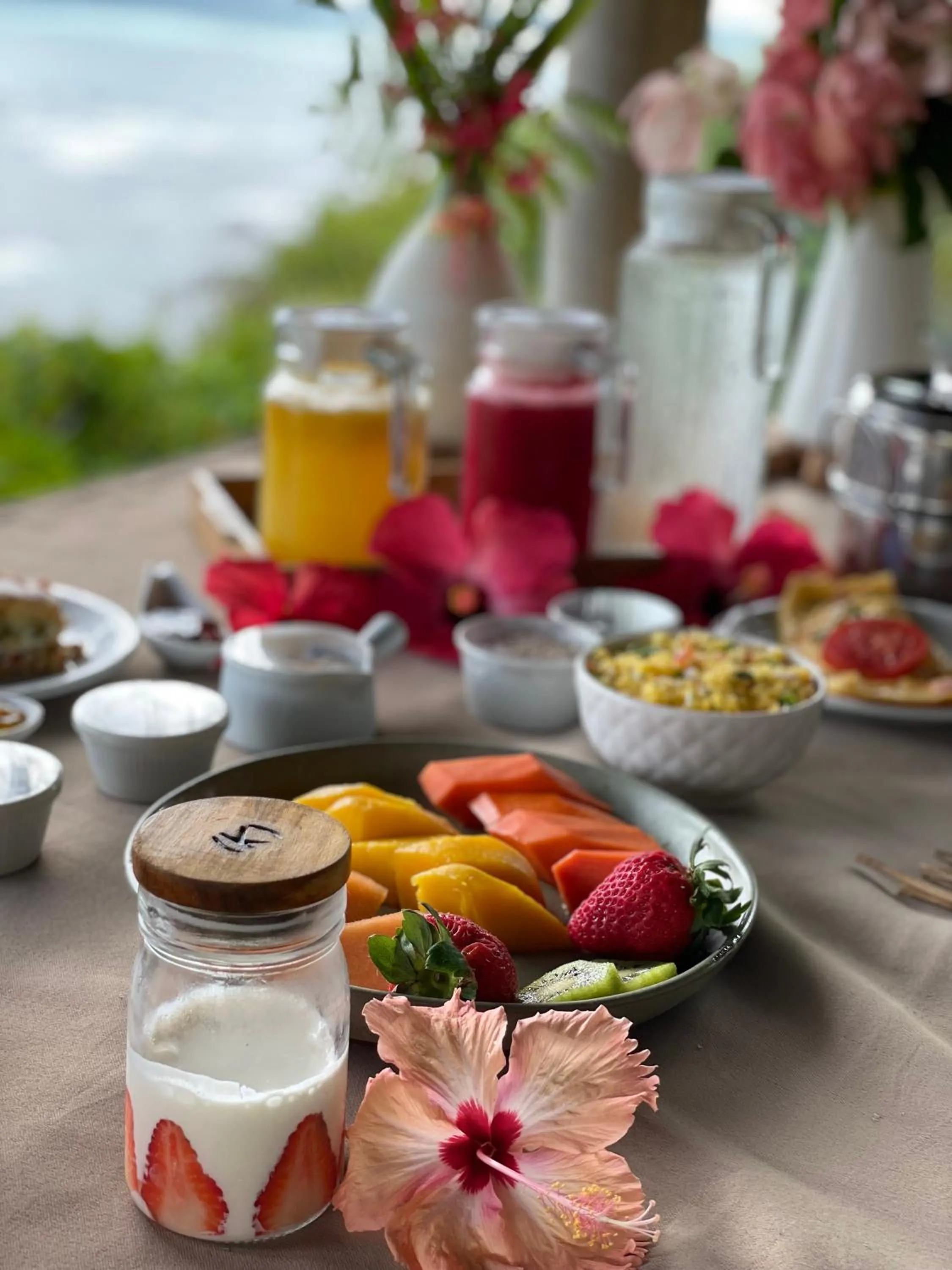 Breakfast in Kilombo Villas & Spa