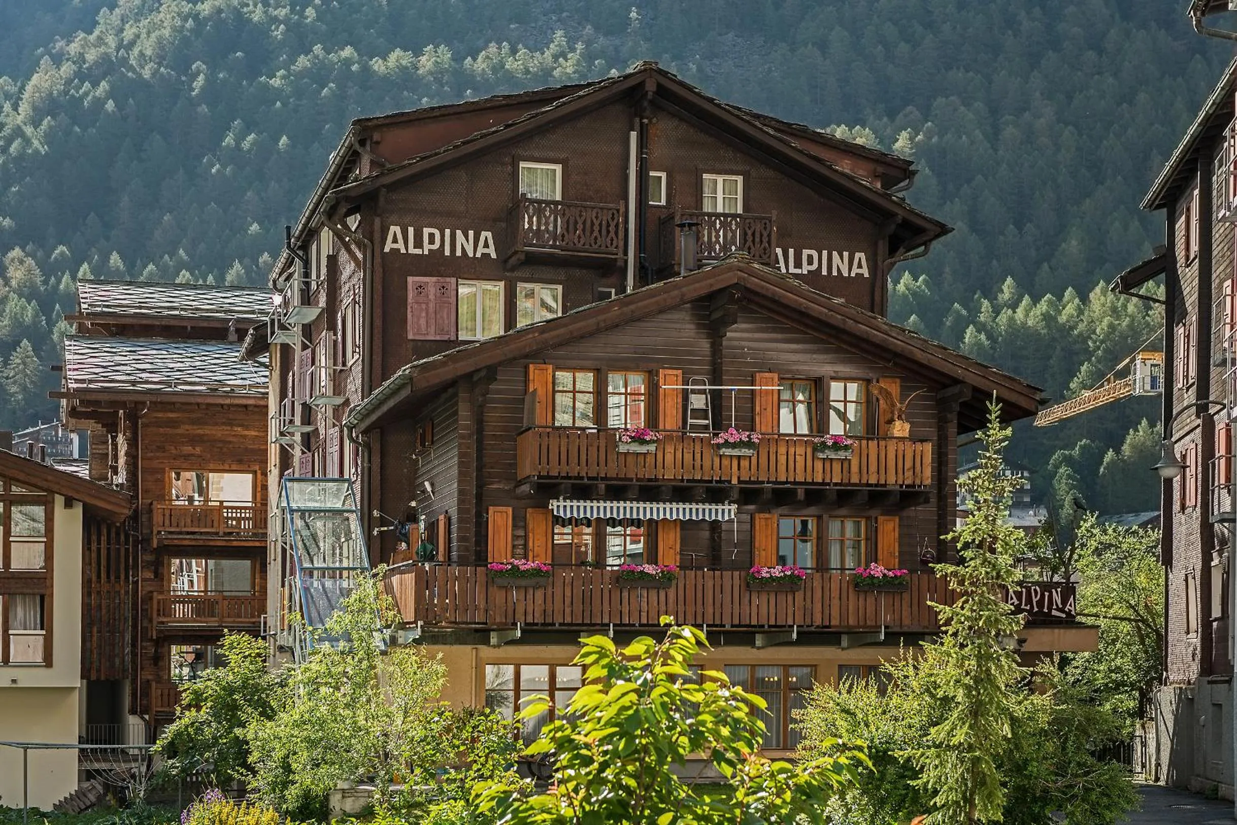 Property building in Hotel Alpina