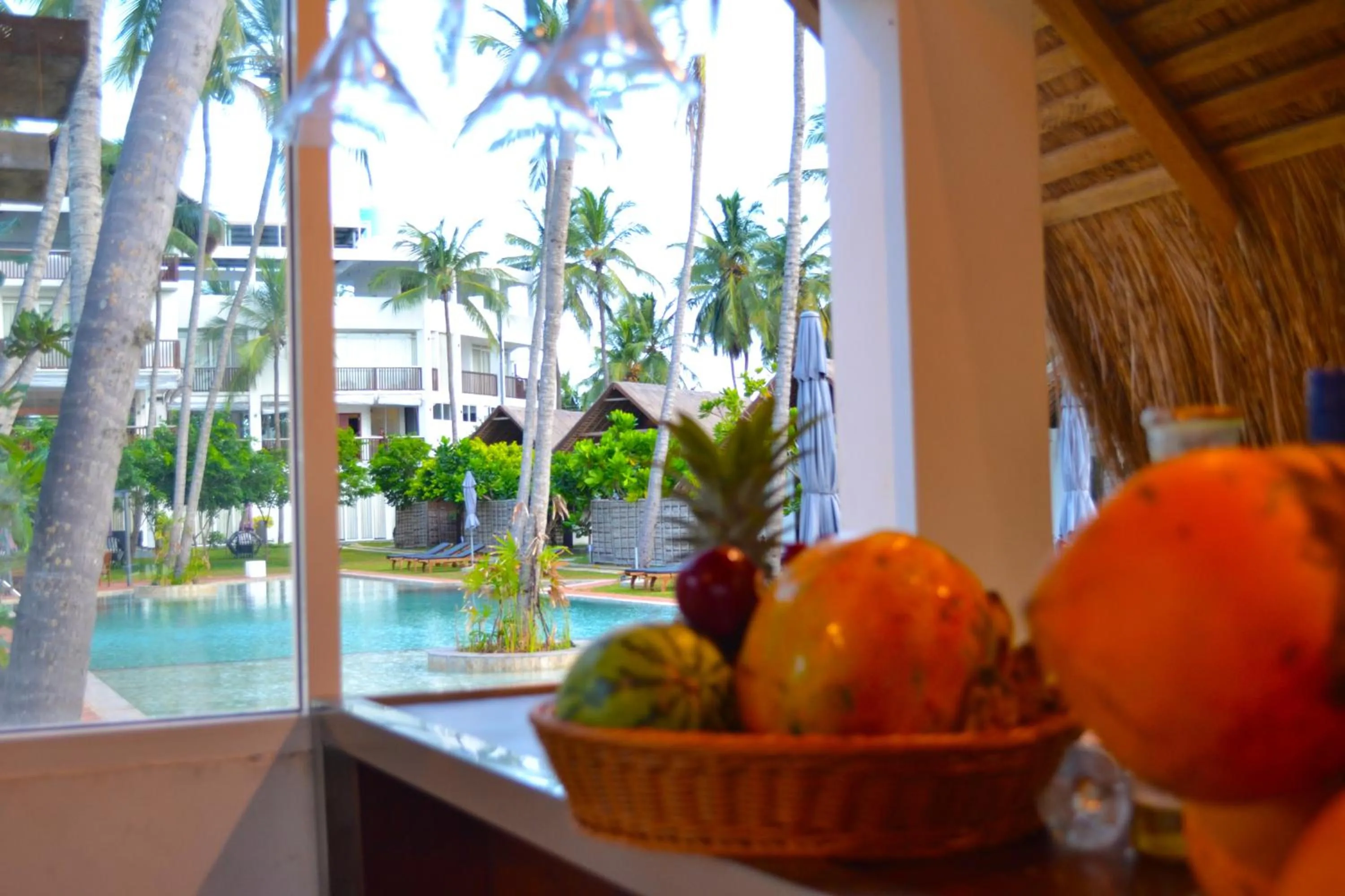 Pool view in Blue Whale Resort & Kite Surfing