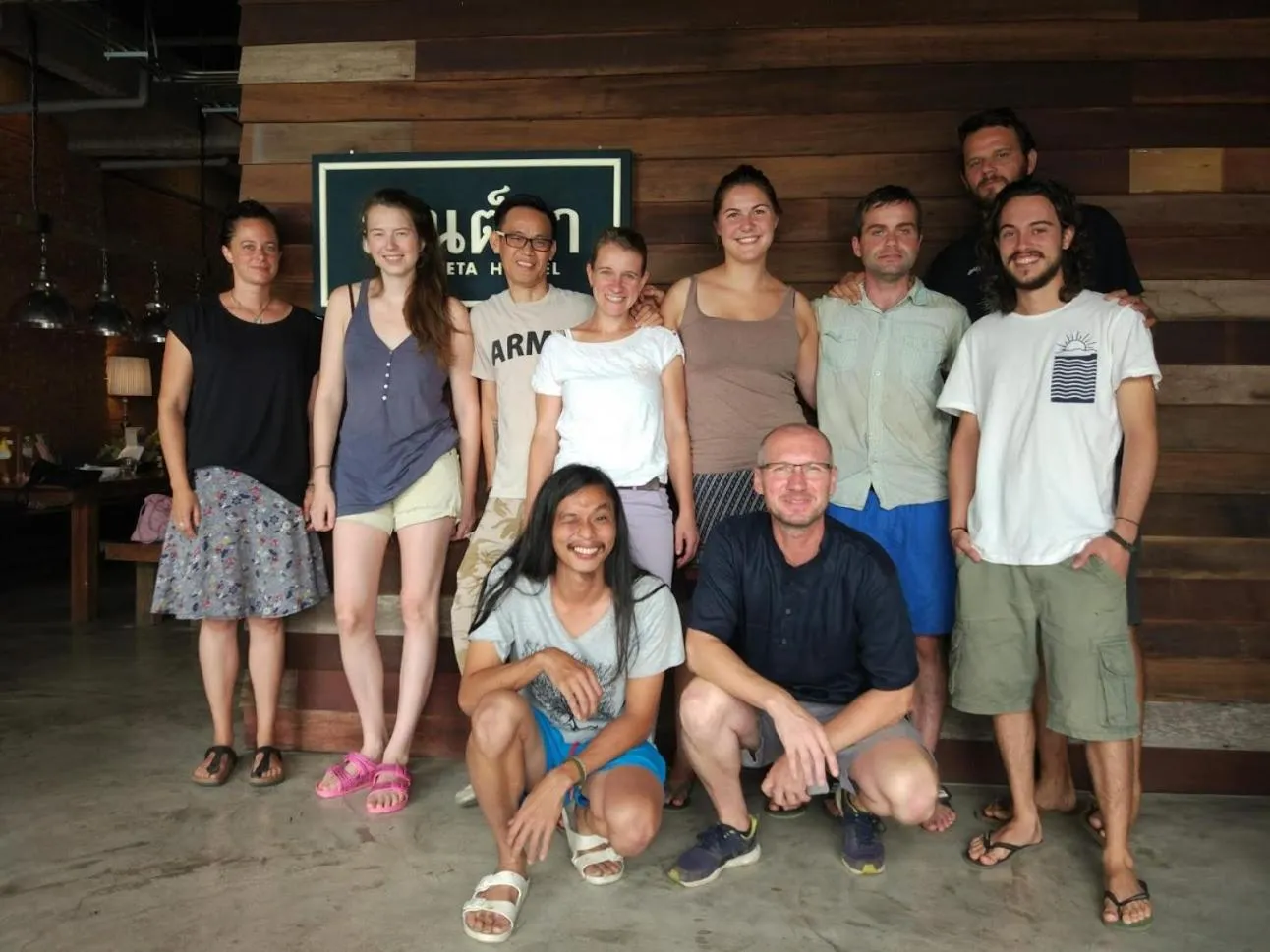 People in Suneta Hostel Chiangmai