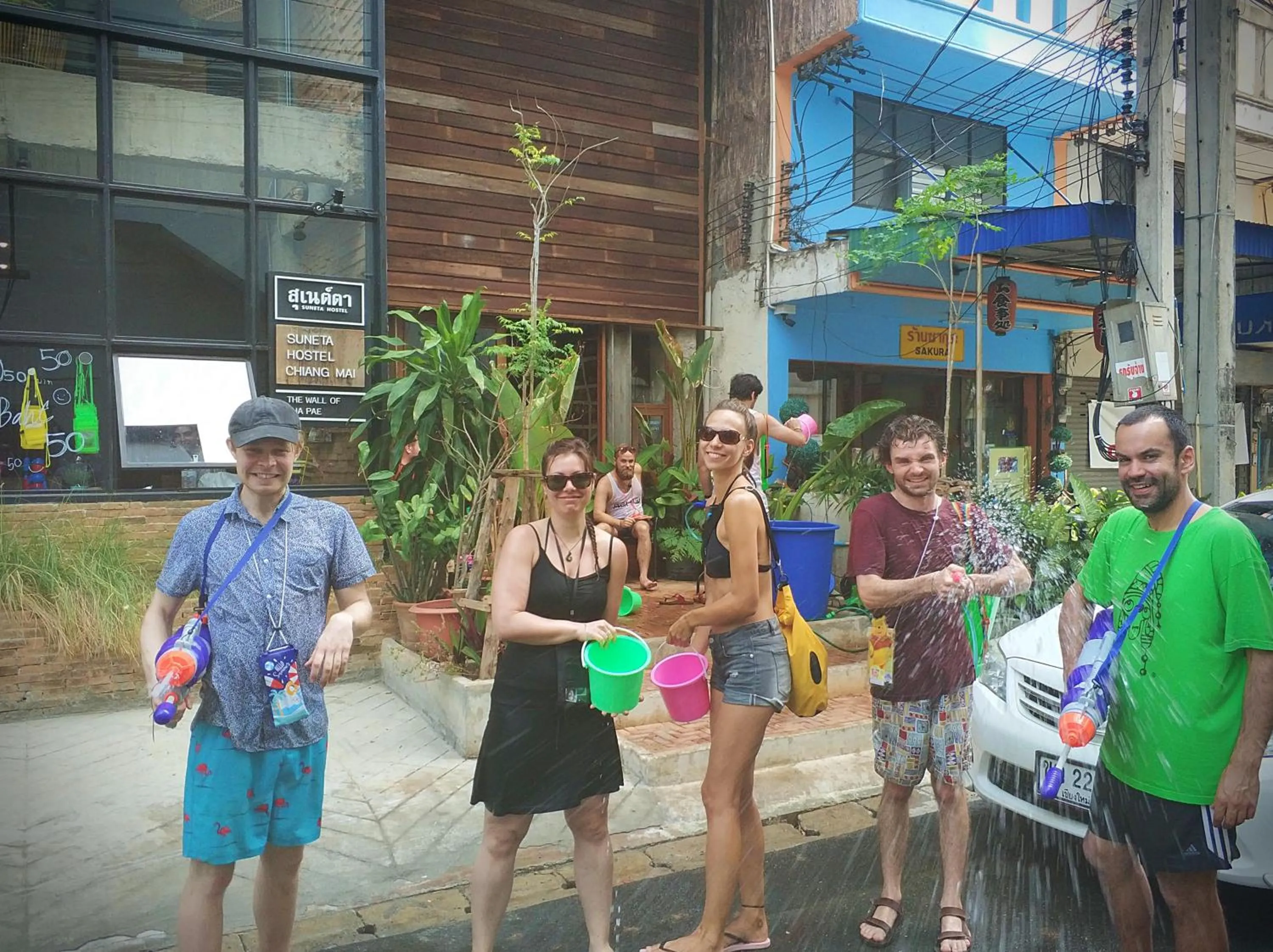 People in Suneta Hostel Chiangmai