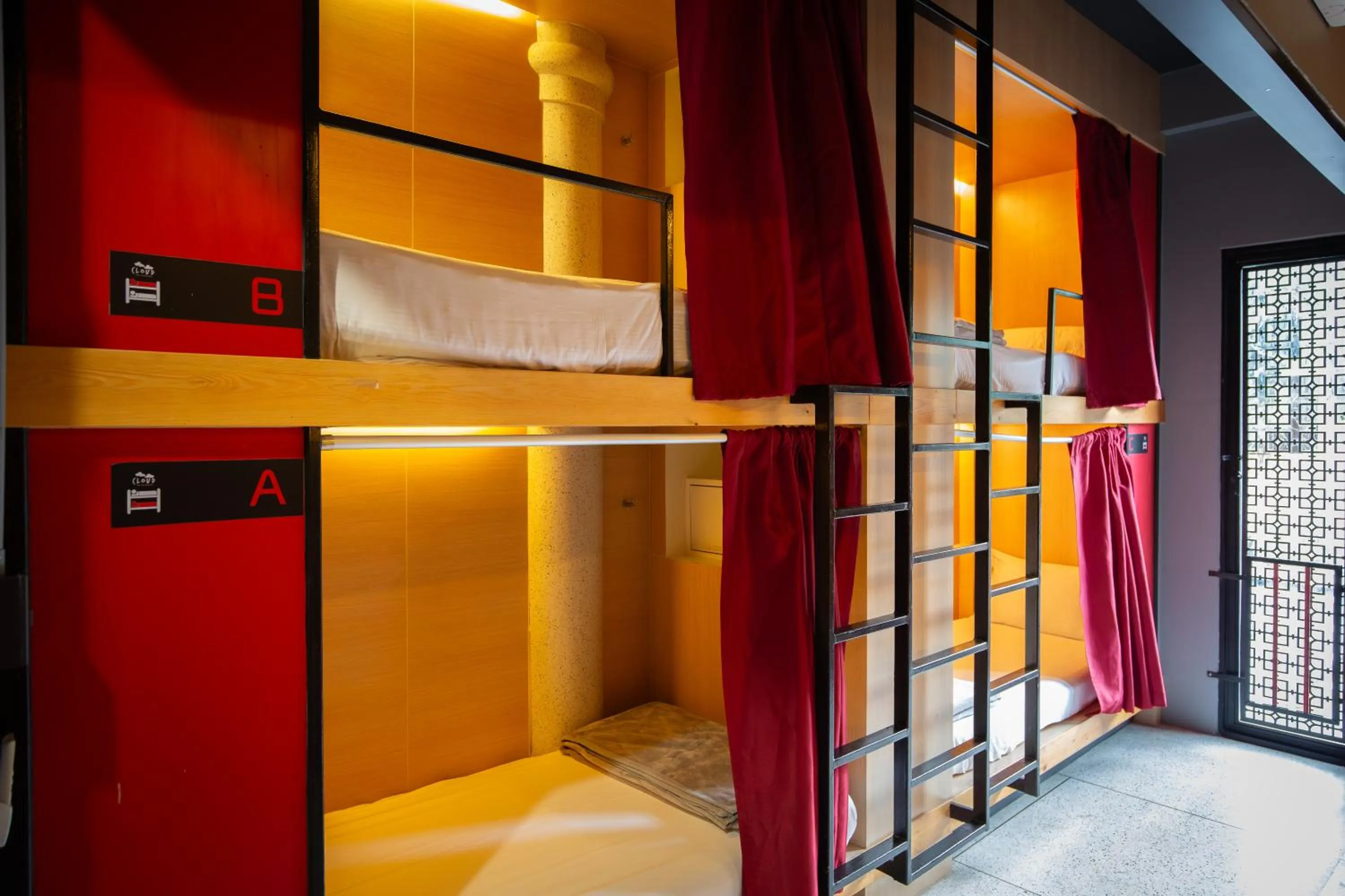 Bed in CLOUD on Saladaeng Silom Hostel Bangkok