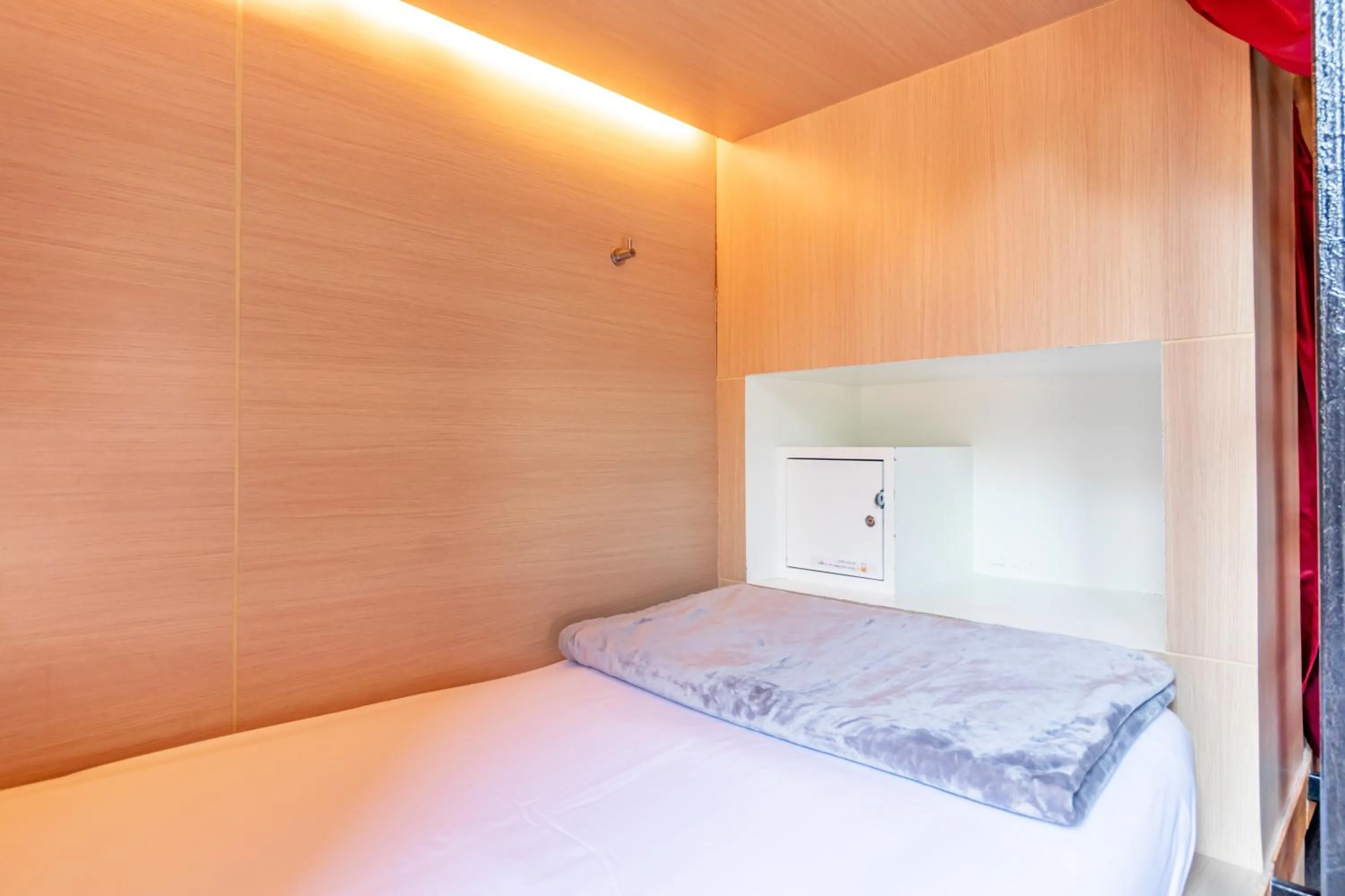 Bedroom, Bed in CLOUD on Saladaeng Silom Hostel Bangkok