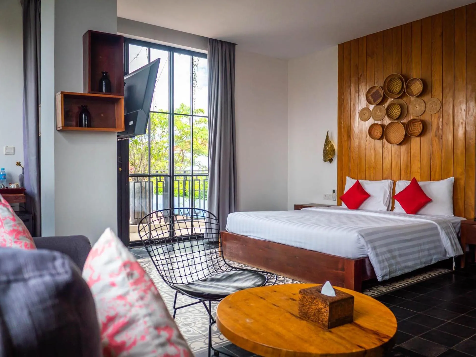 View (from property/room), Bed in Vihara The City of Temples