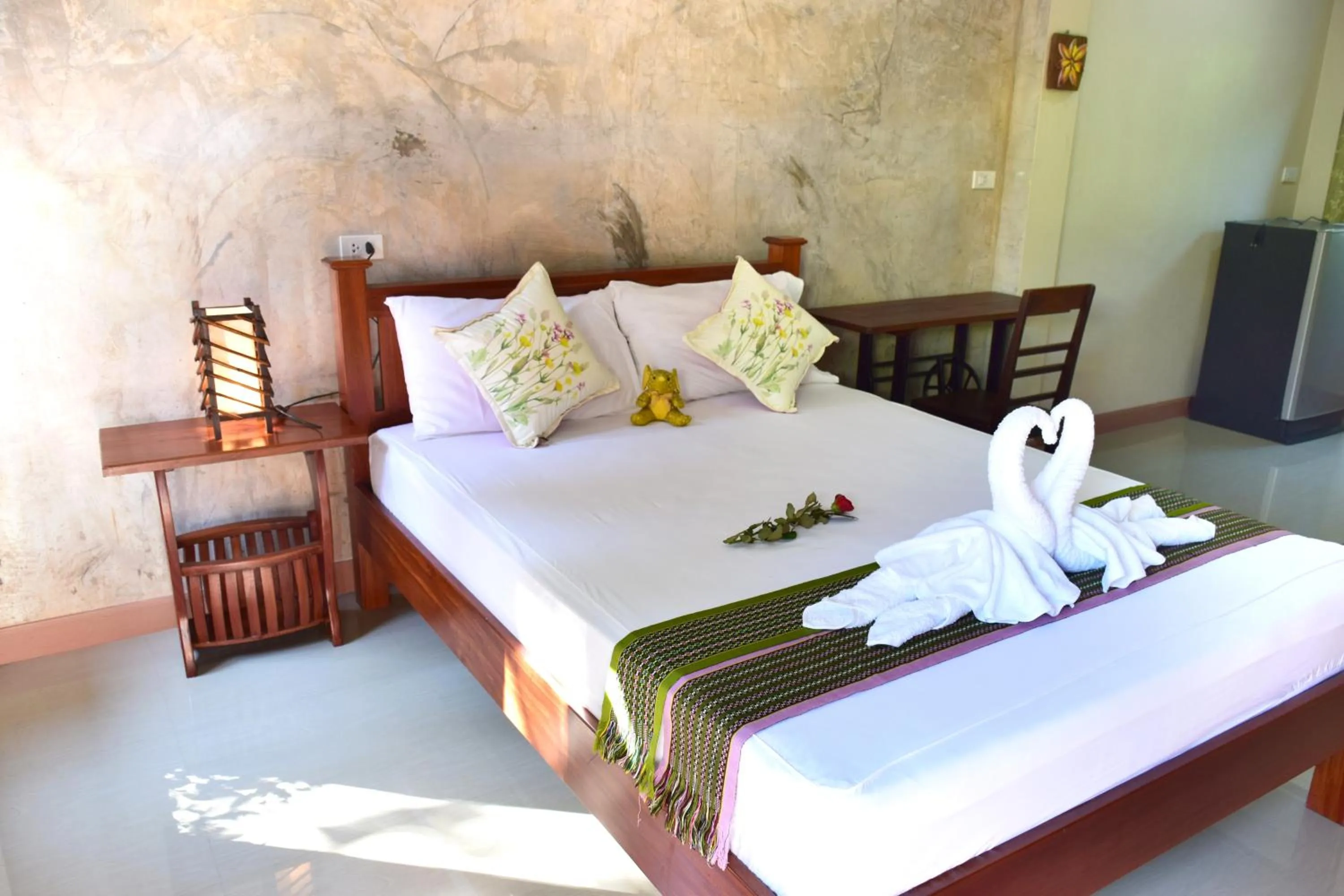 Bed in Siam Guesthouse