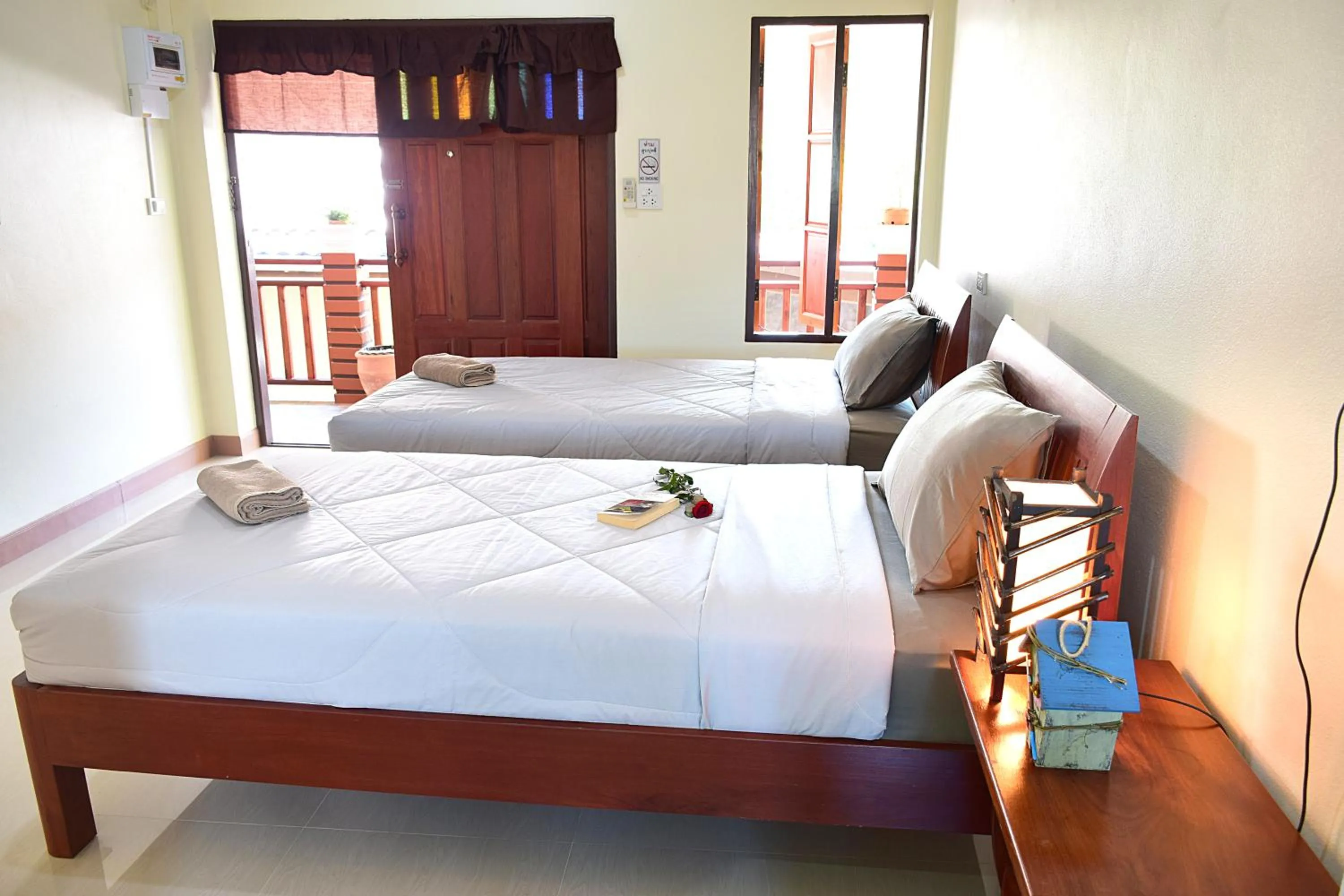 Bed in Siam Guesthouse