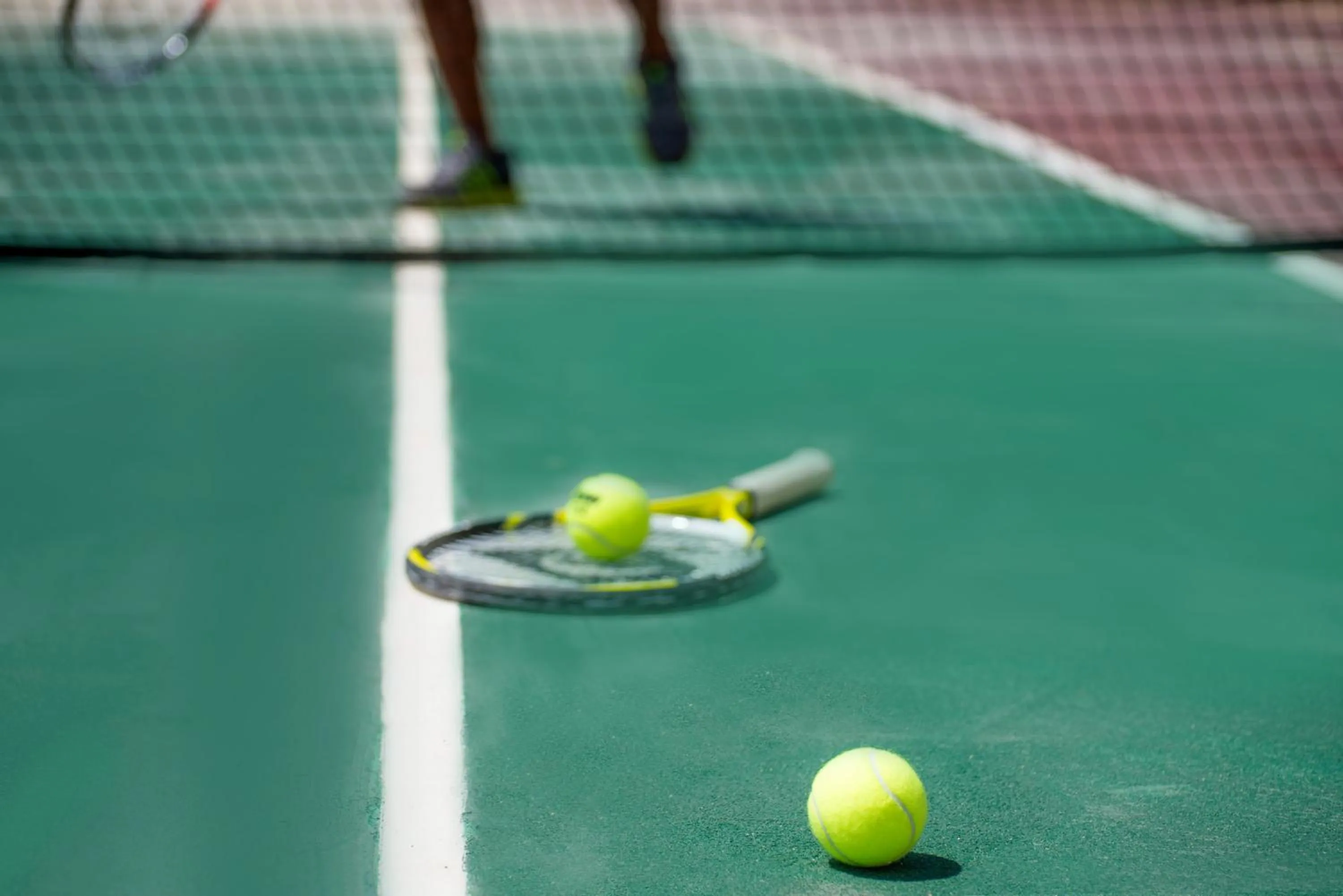 Tennis court in Herods Dead Sea – A Premium Collection by Fattal Hotels