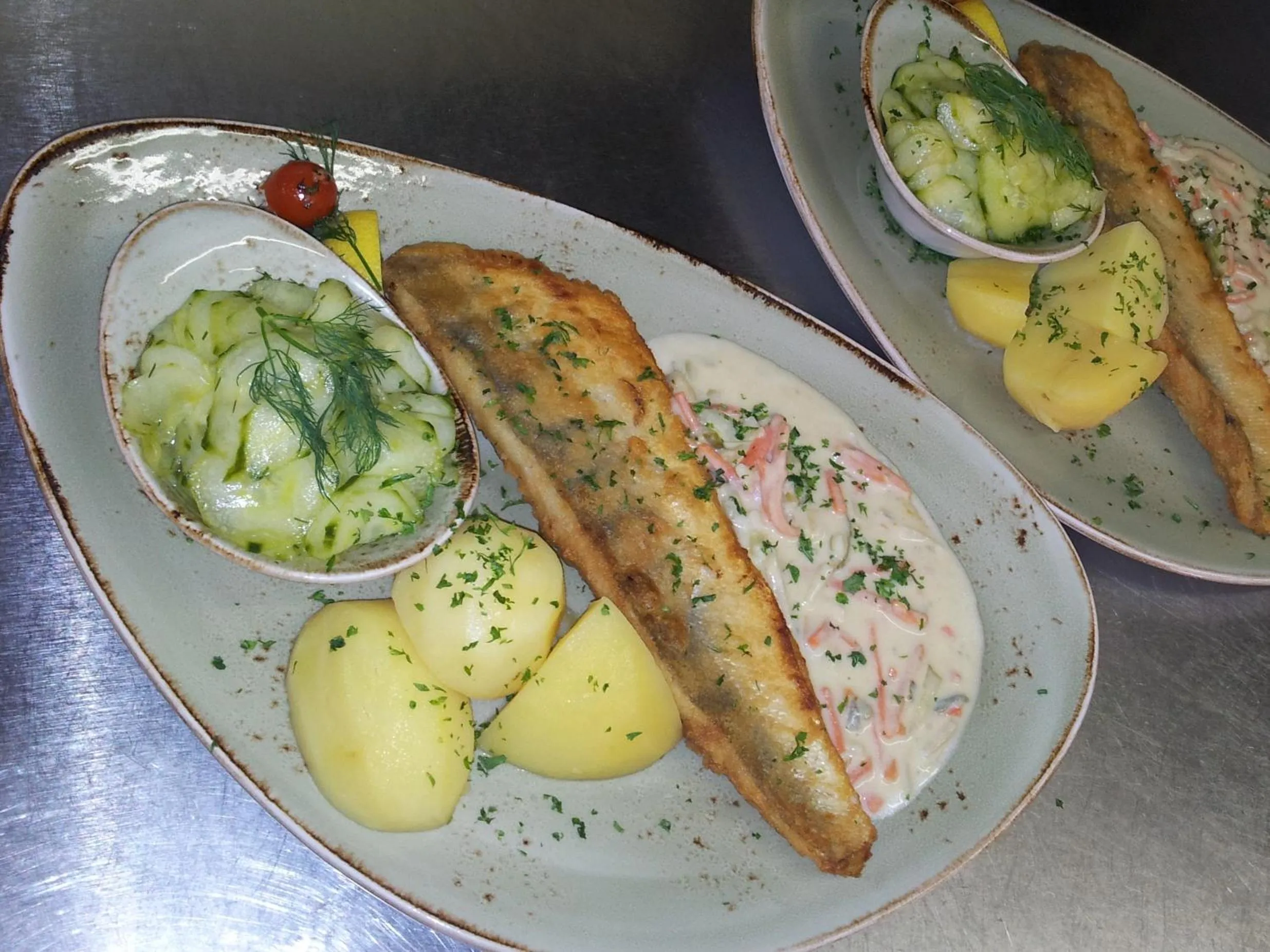 Food close-up in Hotel-Restaurant Alter Krug Kallinchen