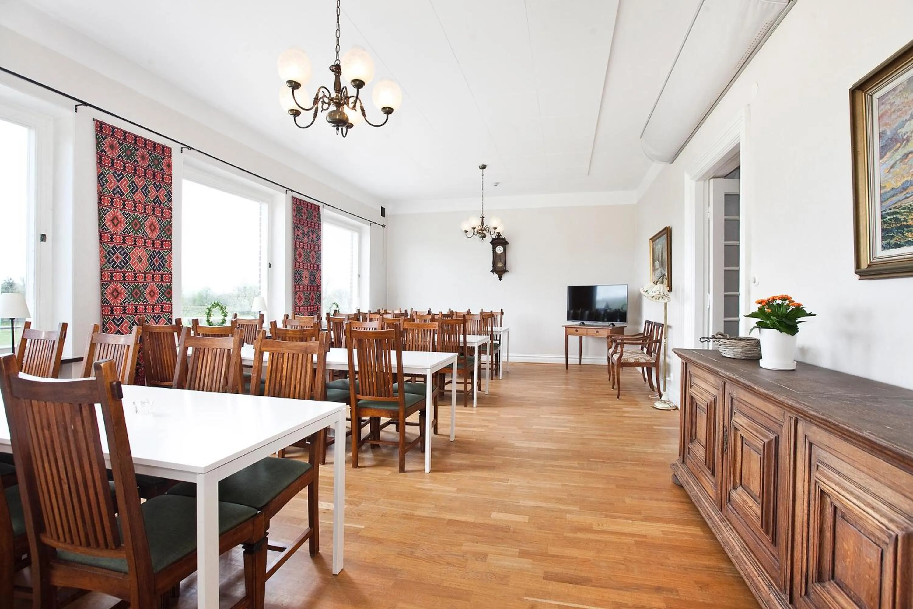 Dining area in Bläsinge Gård Kullabygden