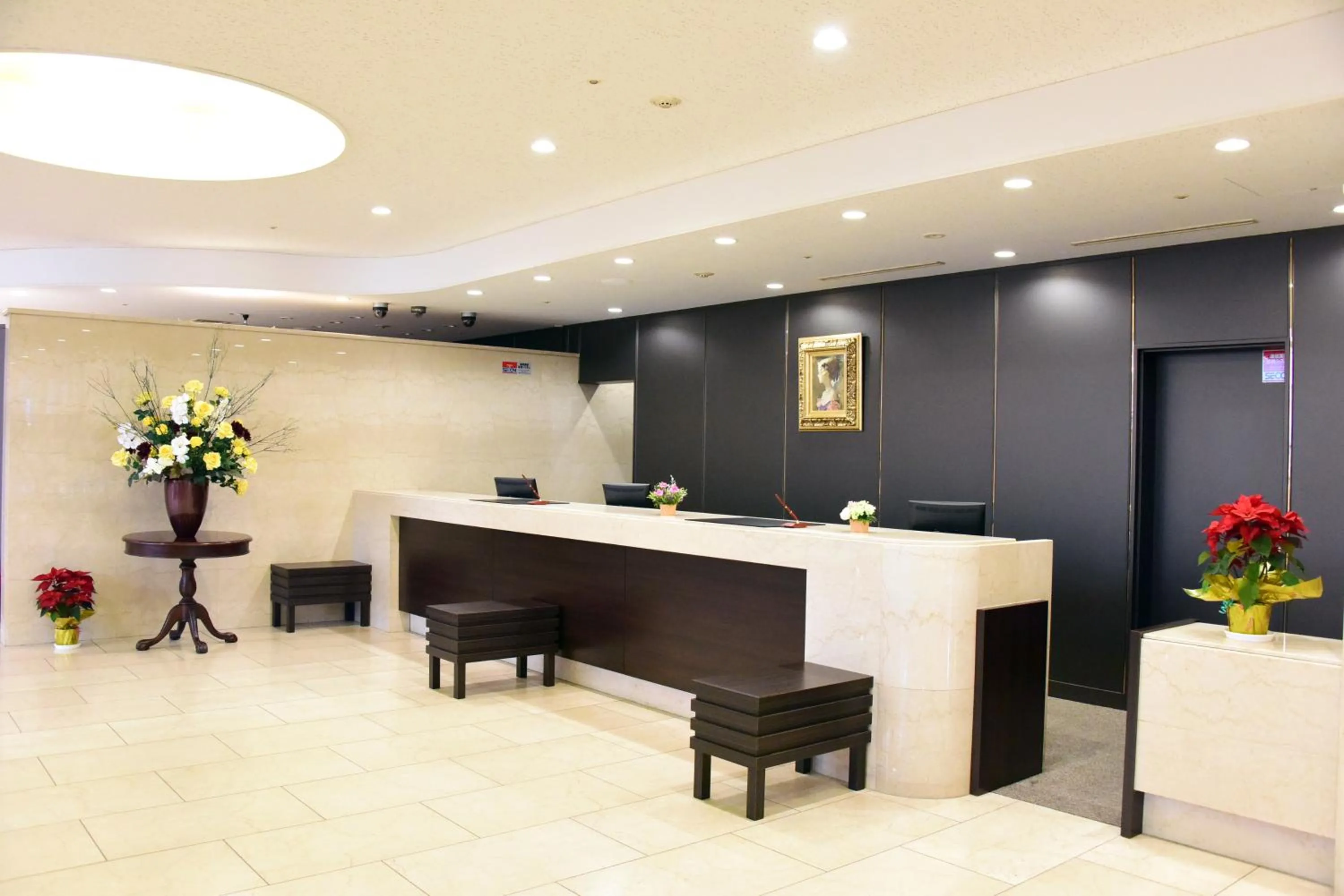 Lobby or reception in Hotel Sankyo Fukushima