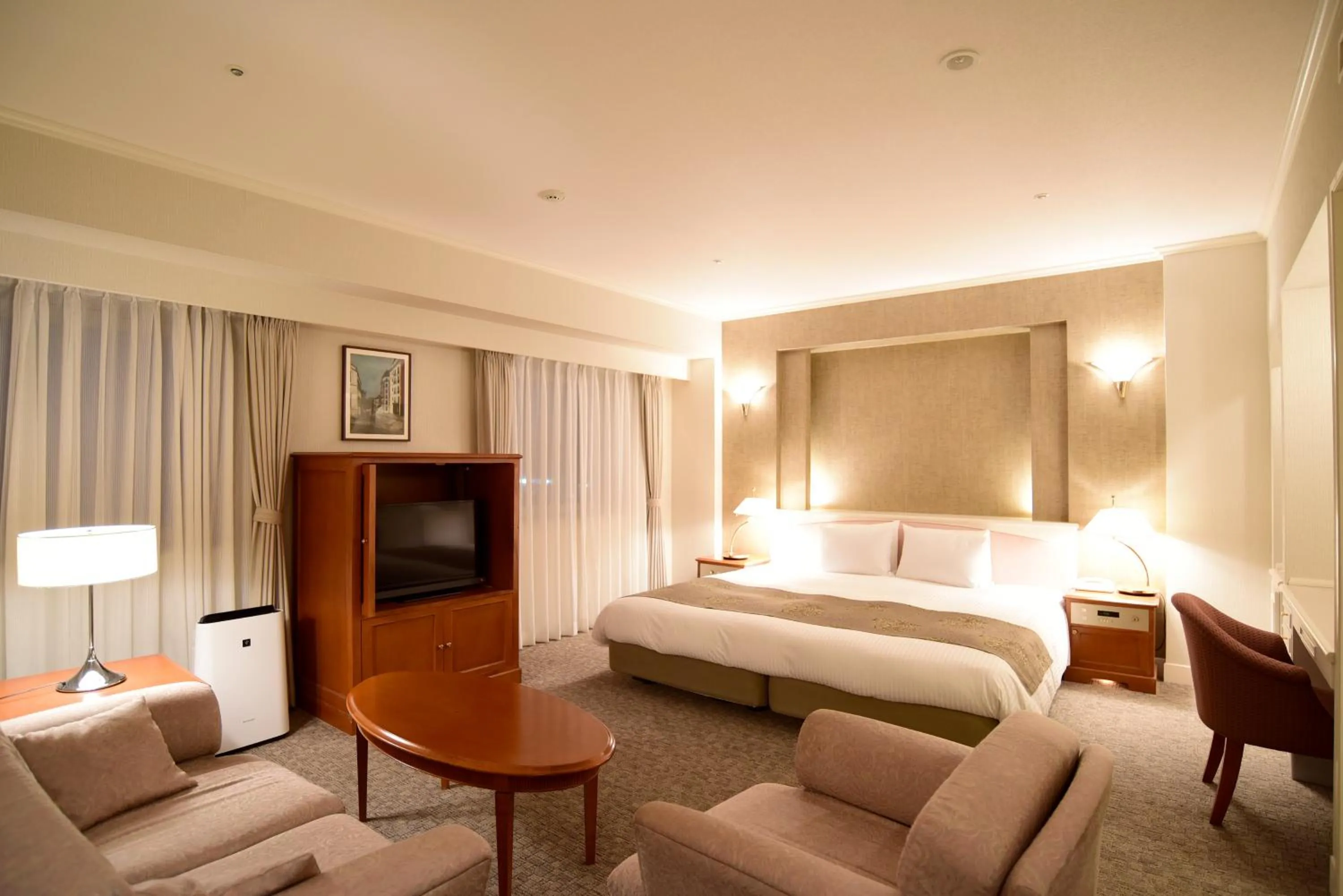 Photo of the whole room, Bed in Hotel Sankyo Fukushima