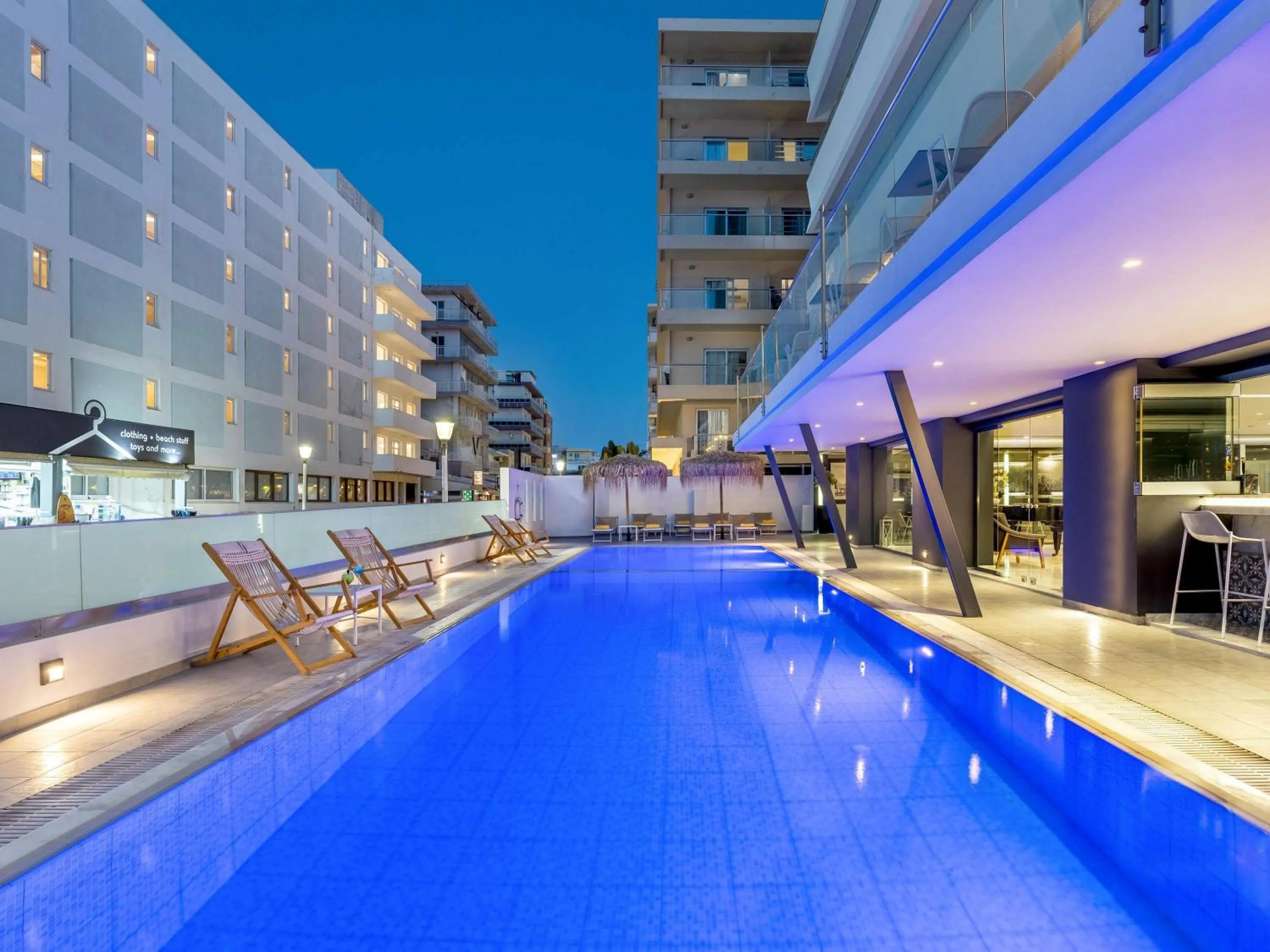 Pool view in Mercure Rhodes Alexia Hotel & Spa